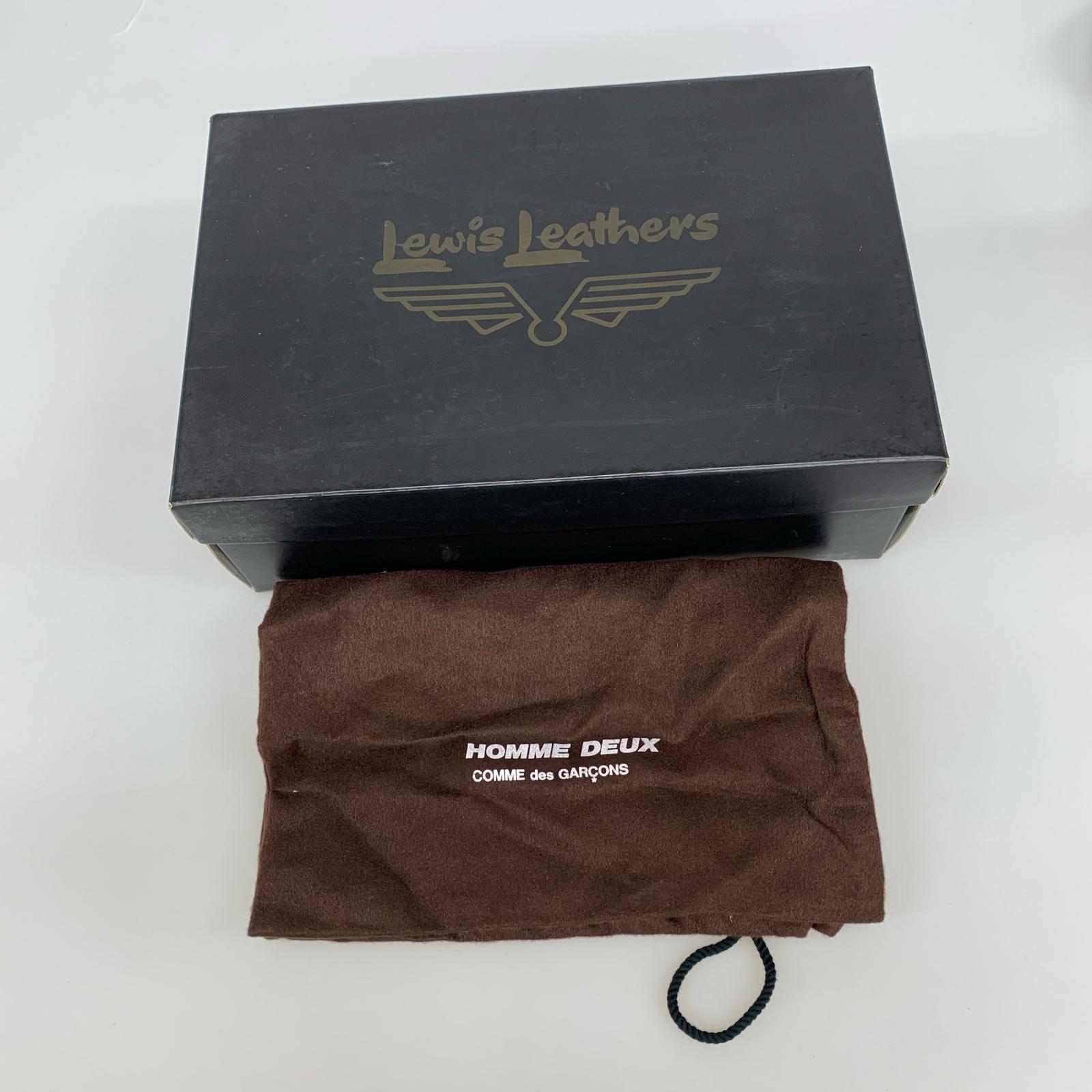 ブーツ HOMME DEUX Lewis Leathers ブーツ 白 44 44 ホワイト