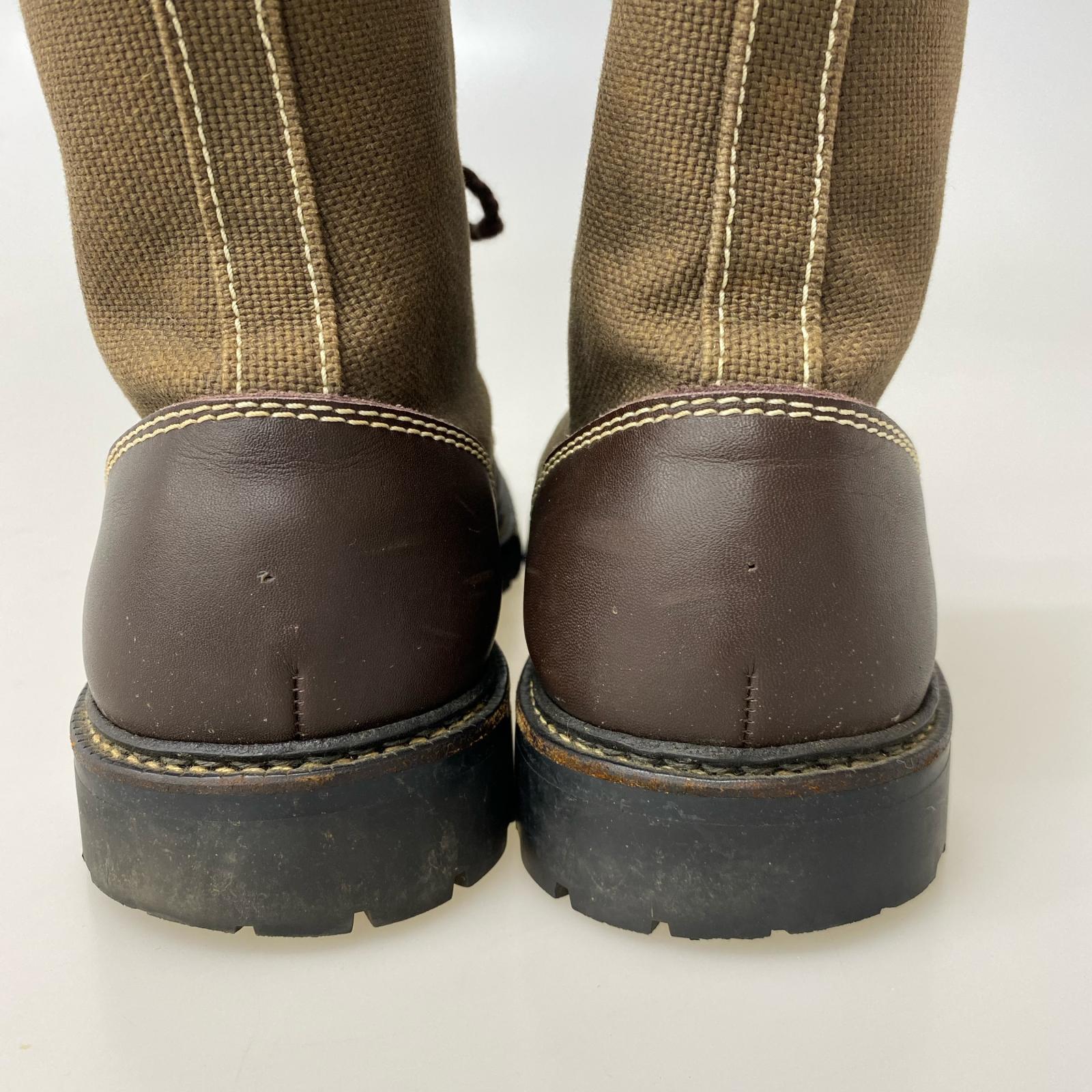 ブーツ レザー キャンパス コンバットブーツ カーキ 26 26 ブラウン