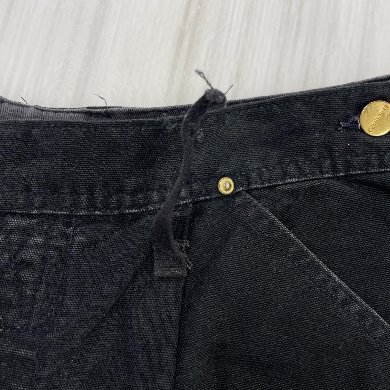 パンツ ダブルニー ダック 黒 W34 ブラック