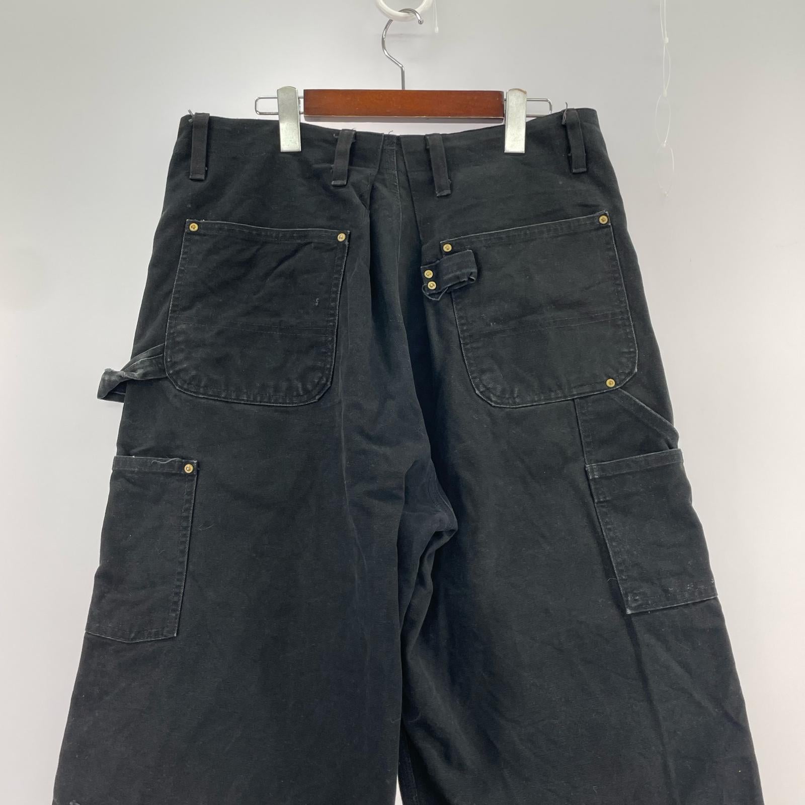 パンツ ダブルニー ダック 黒 W34 ブラック