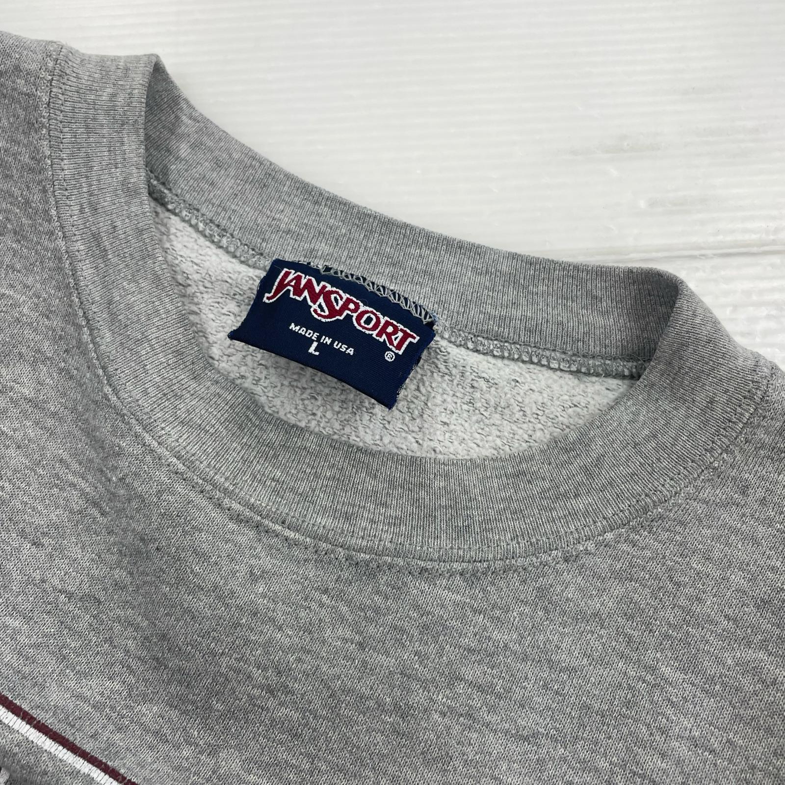 スウェット JANSPORT/L/グレー/USA製 L グレー