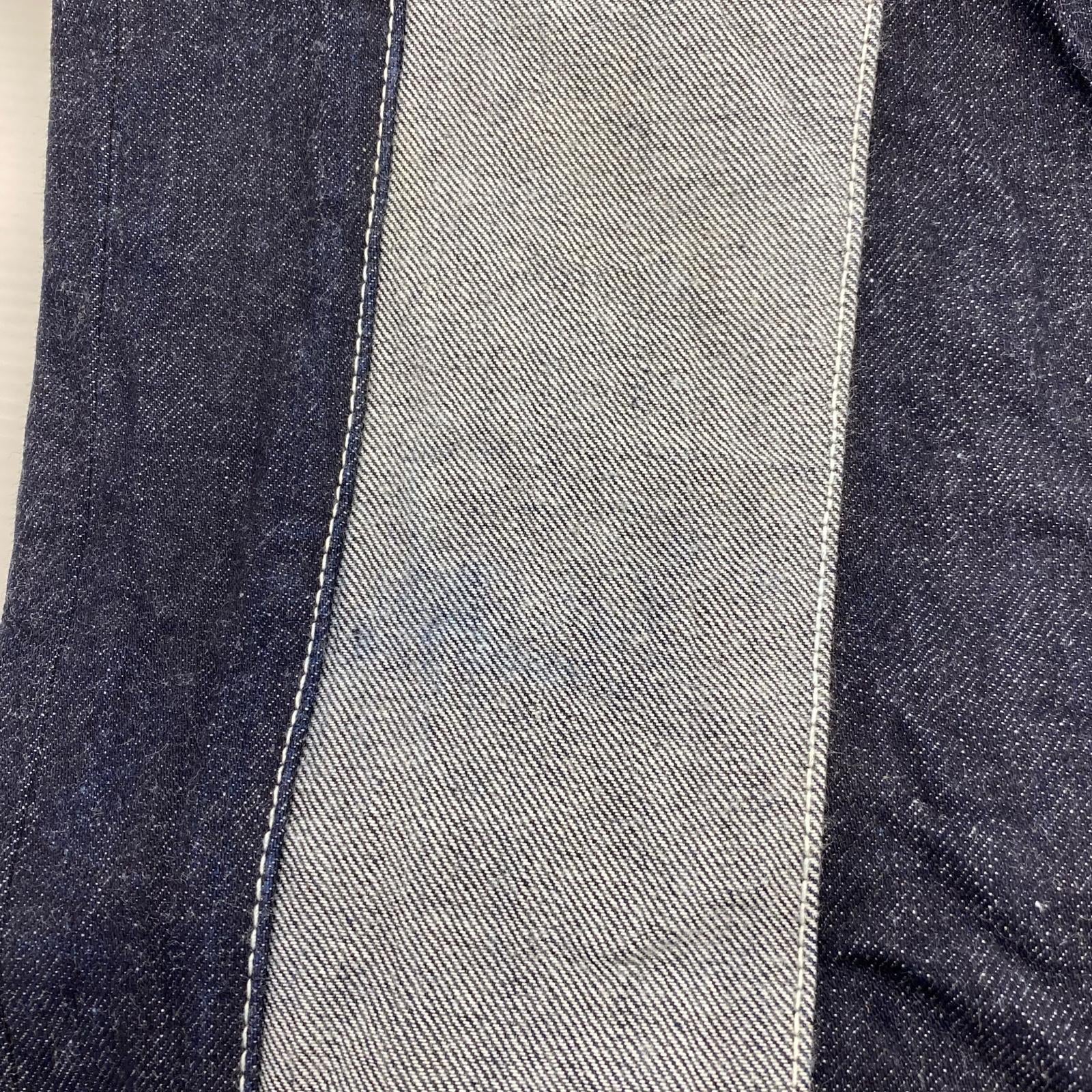 デニムパンツ Supreme 25ss Paneled Stripe Baggy Jean Indigo 32 32 ネイビー