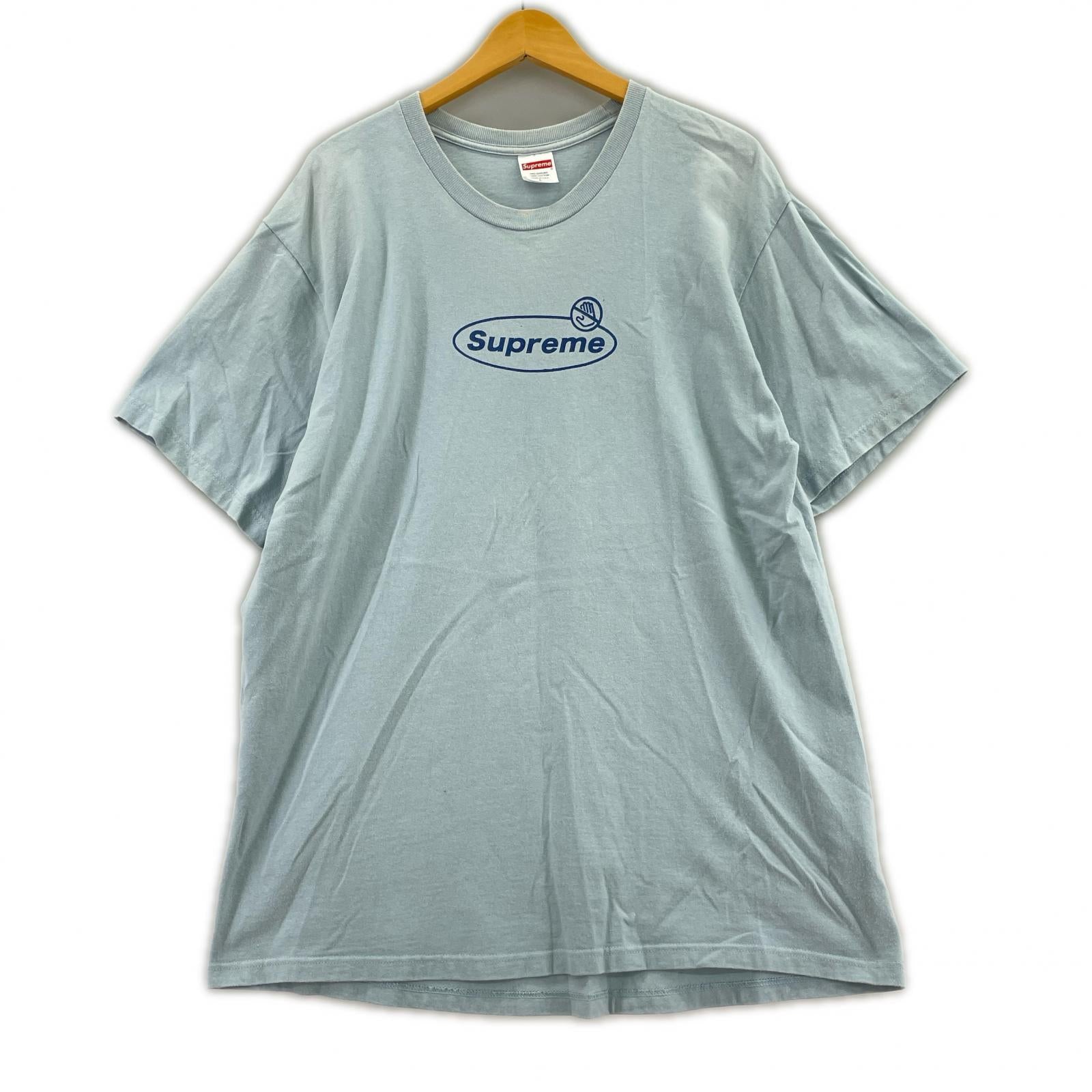 半袖Tシャツ 22FW Warning Tee 青 (L) L ブルー