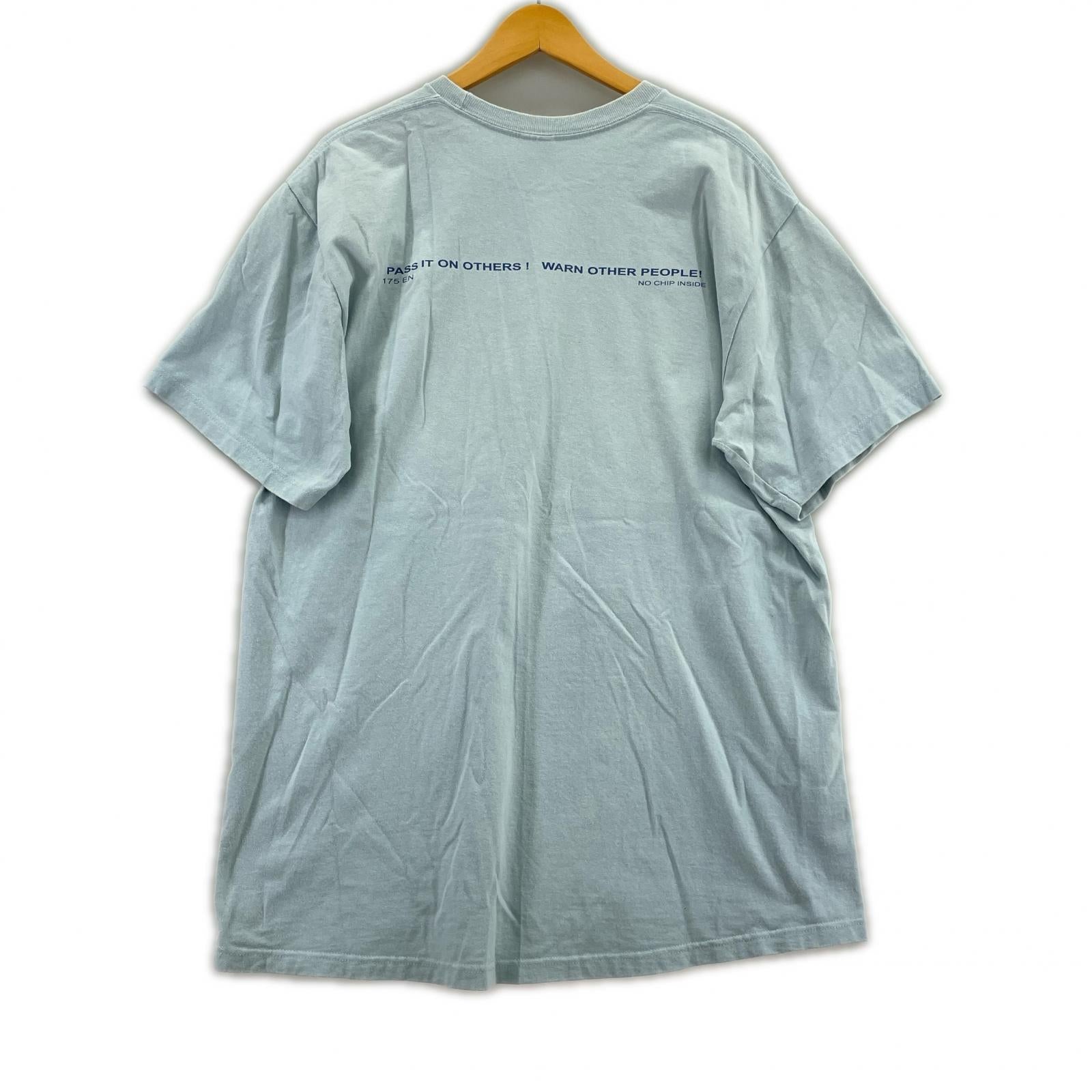 半袖Tシャツ 22FW Warning Tee 青 (L) L ブルー