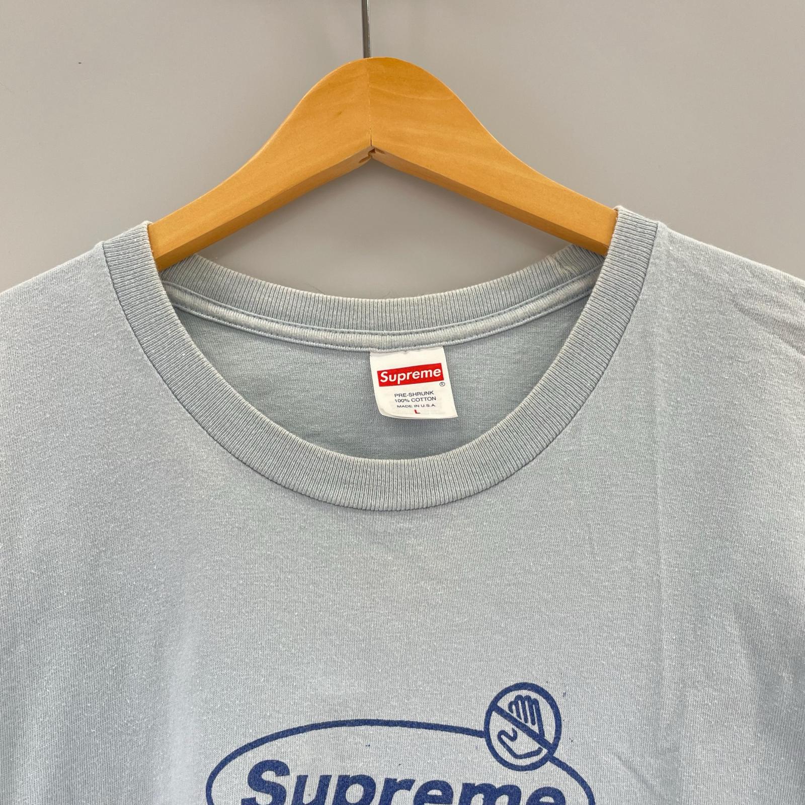 半袖Tシャツ 22FW Warning Tee 青 (L) L ブルー
