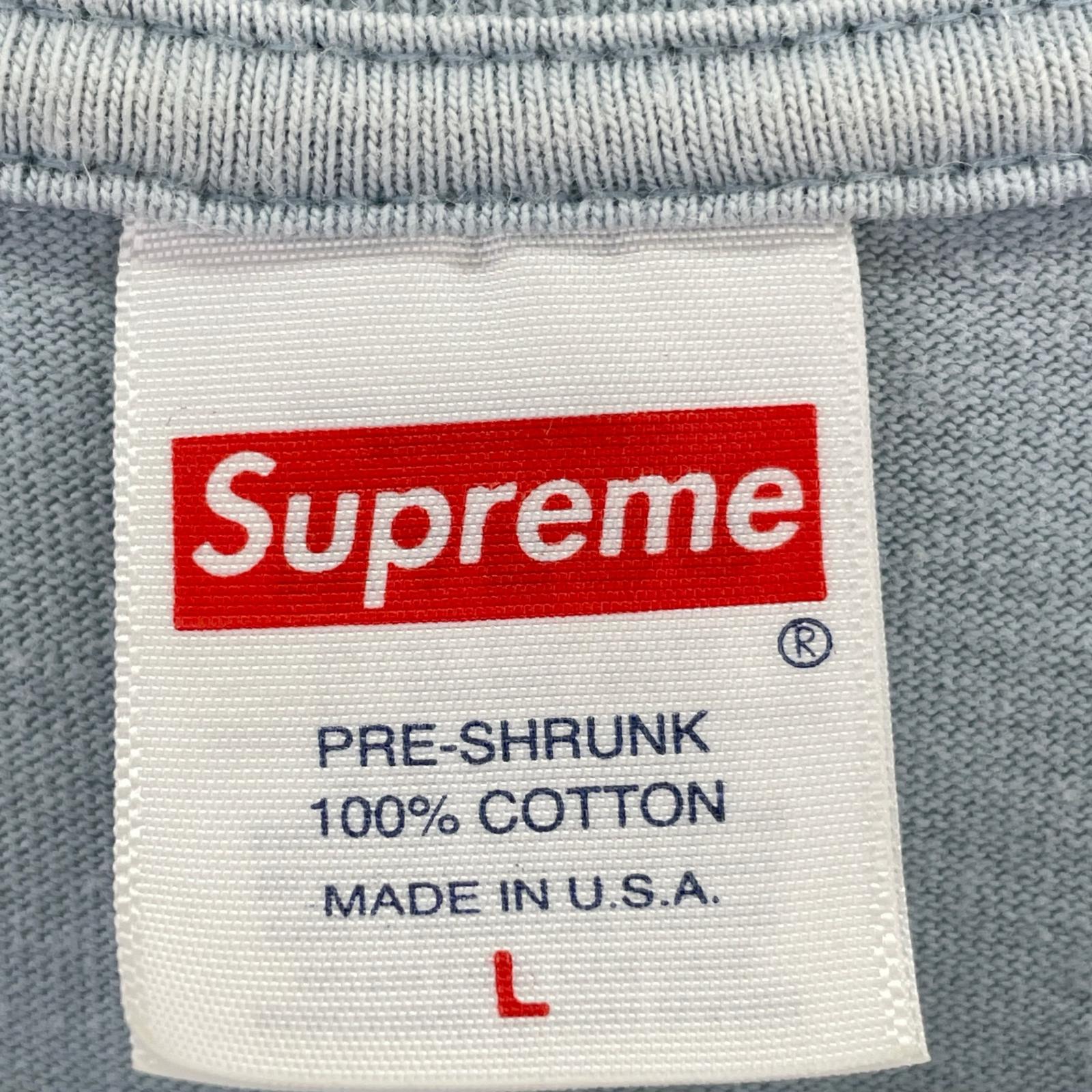半袖Tシャツ 22FW Warning Tee 青 (L) L ブルー