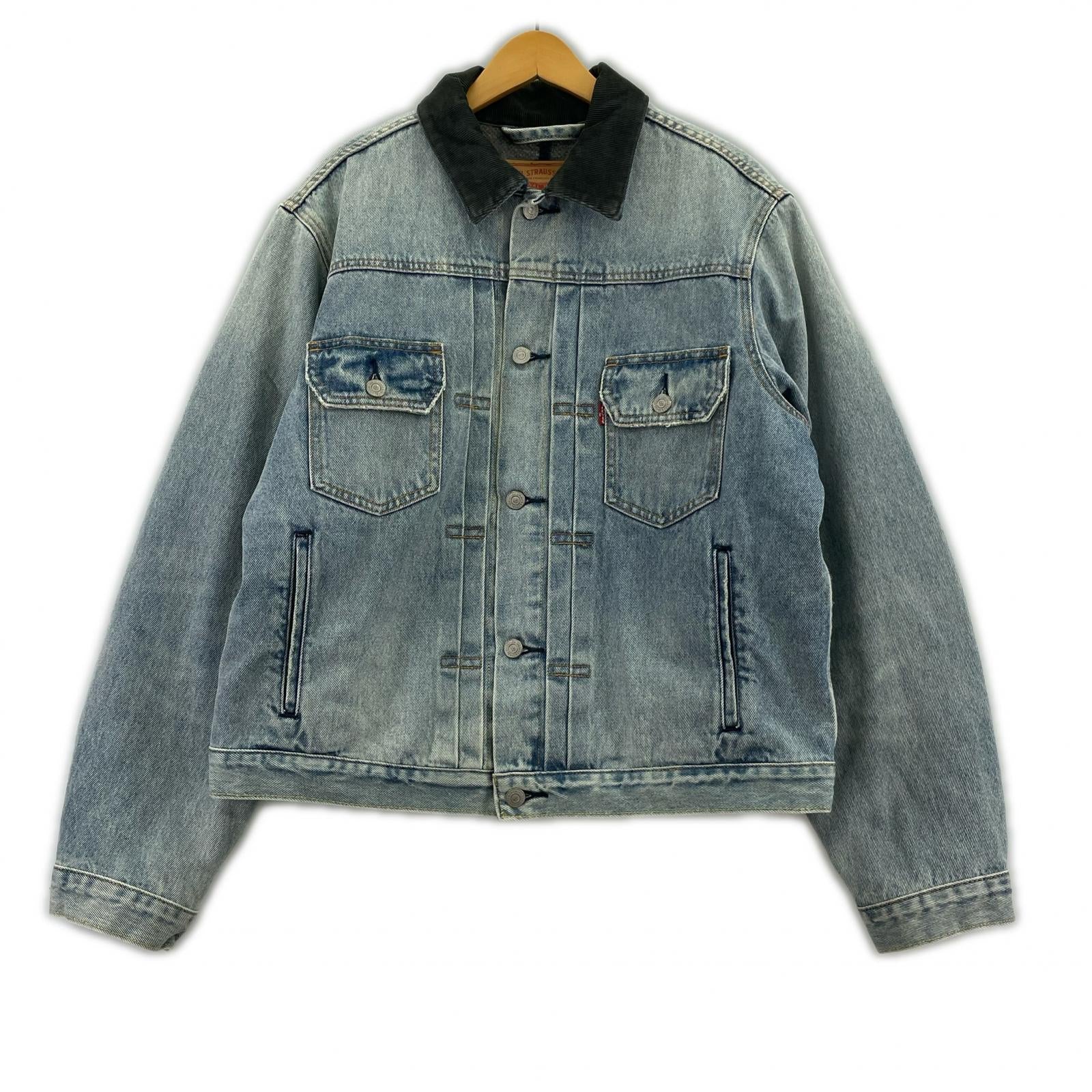 デニムジャケット ×Levi's Embossed Trucer Denim M M ブルー