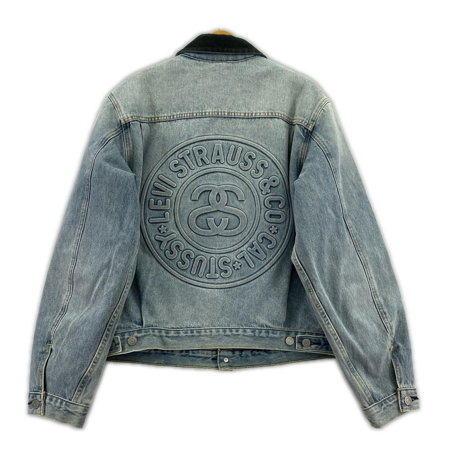 デニムジャケット ×Levi's Embossed Trucer Denim M M ブルー