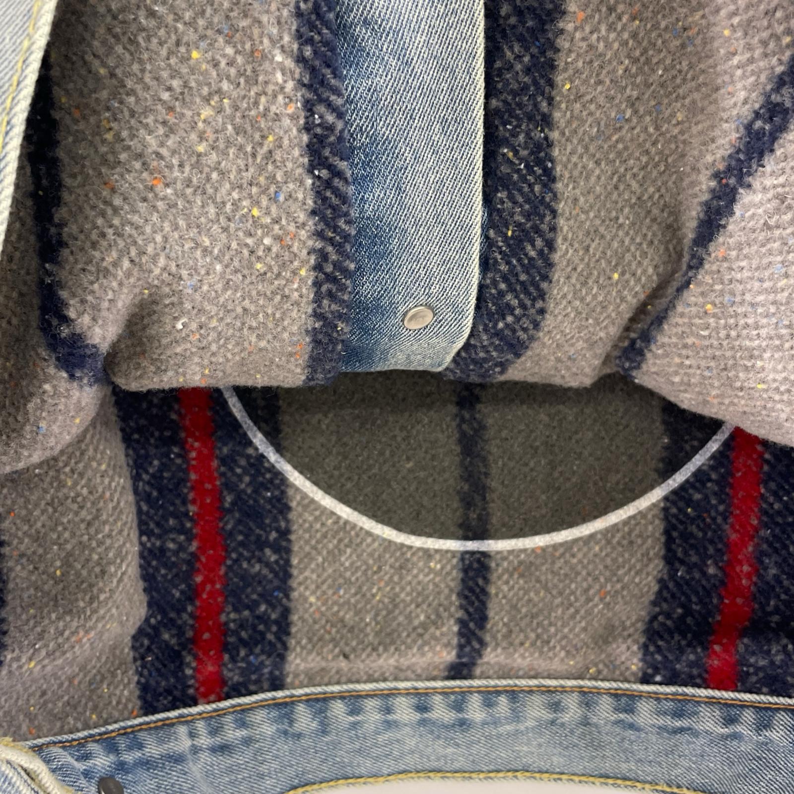 デニムジャケット ×Levi's Embossed Trucer Denim M M ブルー