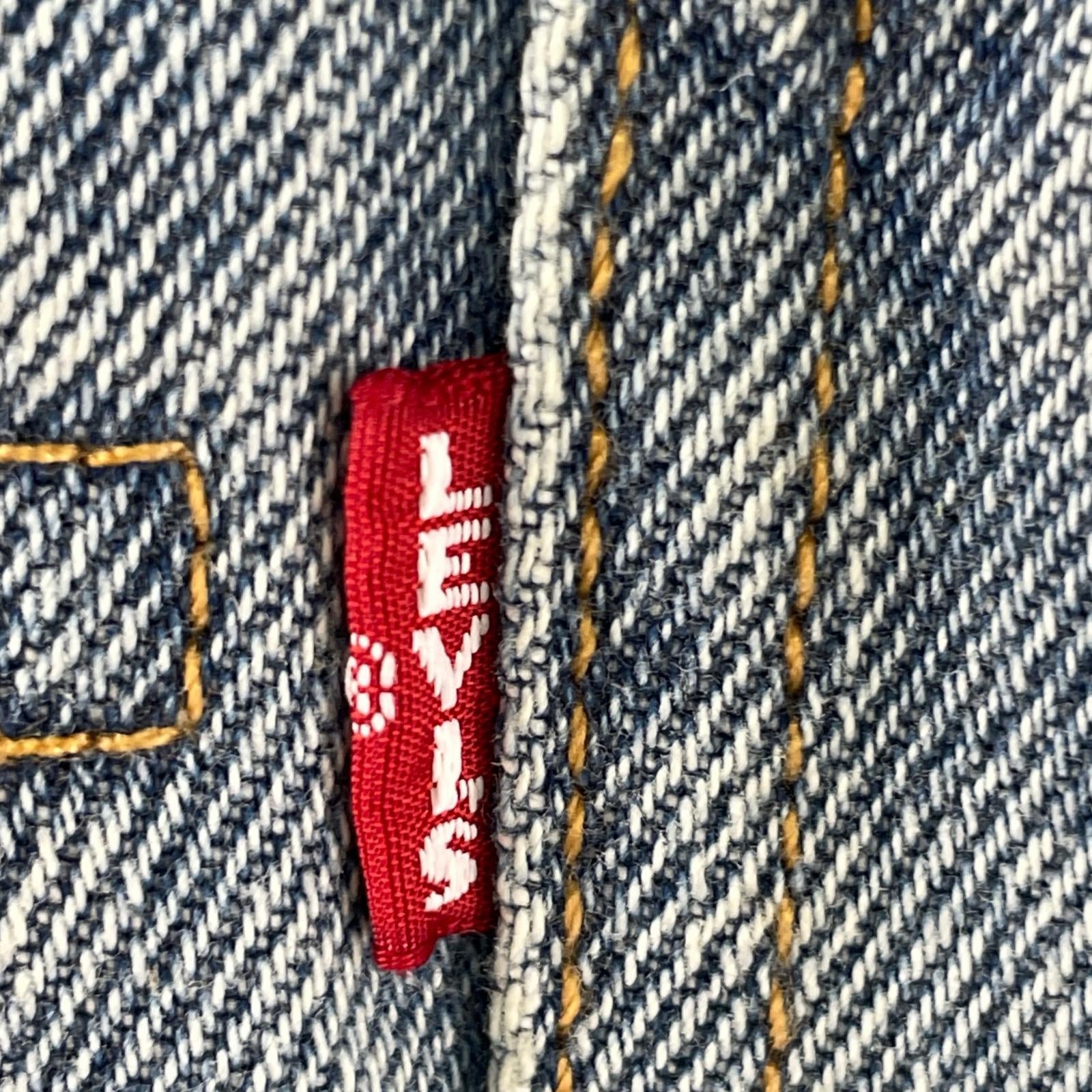 デニムジャケット ×Levi's Embossed Trucer Denim M M ブルー