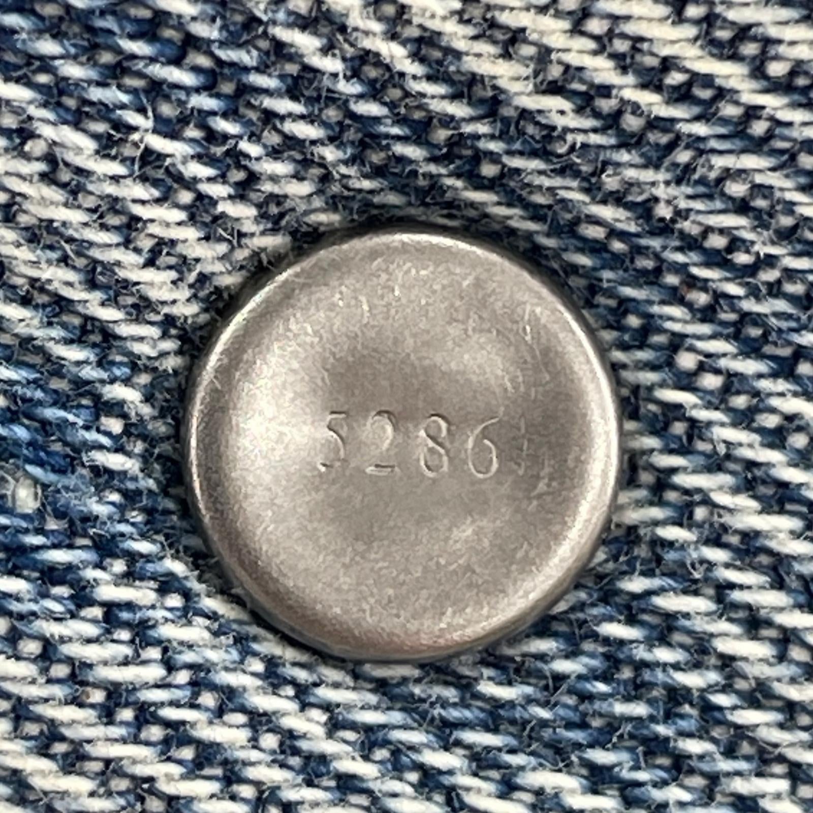 デニムジャケット ×Levi's Embossed Trucer Denim M M ブルー