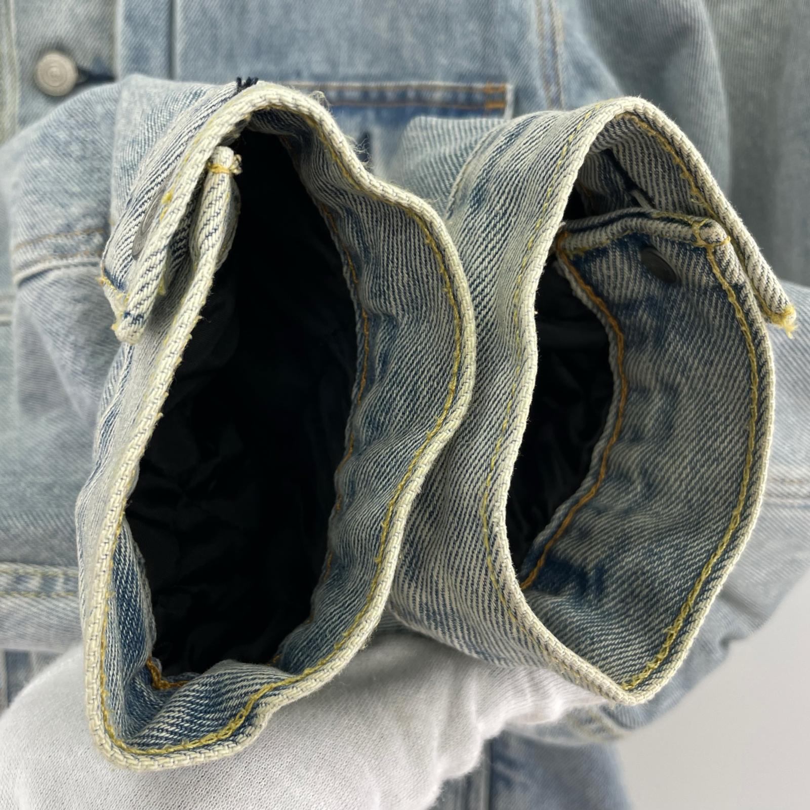 デニムジャケット ×Levi's Embossed Trucer Denim M M ブルー