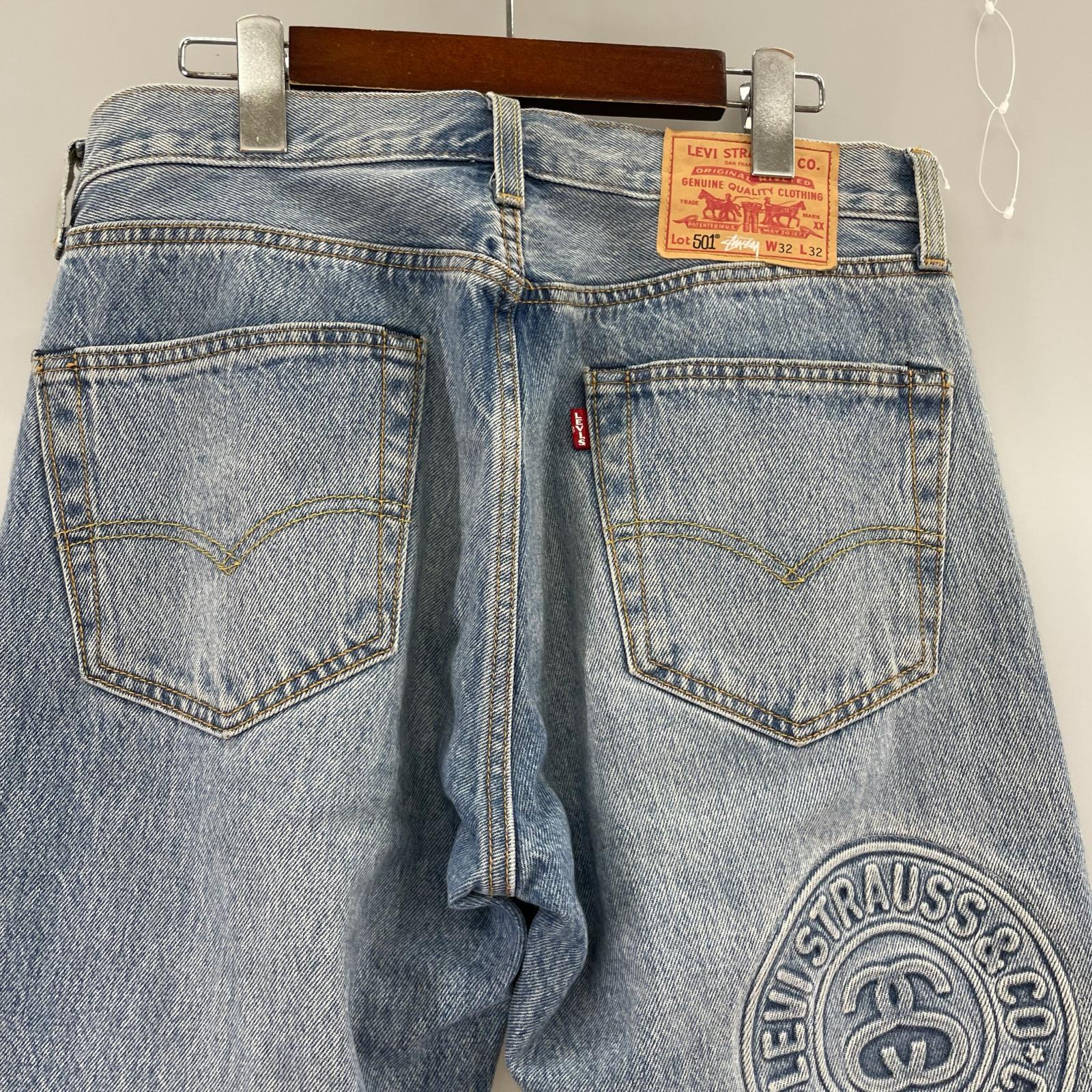 デニムパンツ ×Levi's EMBOSSED 501 W32 L32 32 ブルー