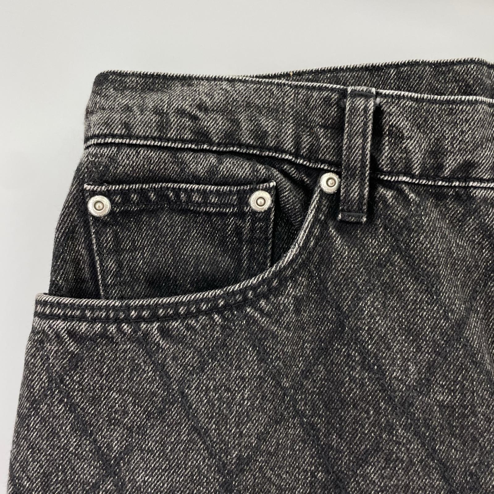 デニムパンツ BIG OL' JEAN QUILTED DENIM BLK W32 32 ブラック