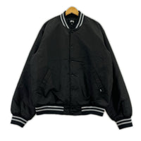 ブルゾン SEQUINS SATIN JACKET BLK L L ブラック