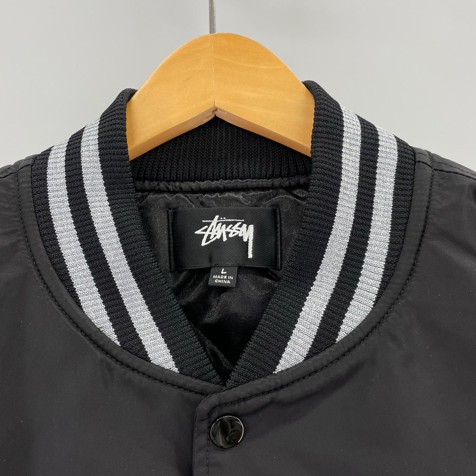 ブルゾン SEQUINS SATIN JACKET BLK L L ブラック