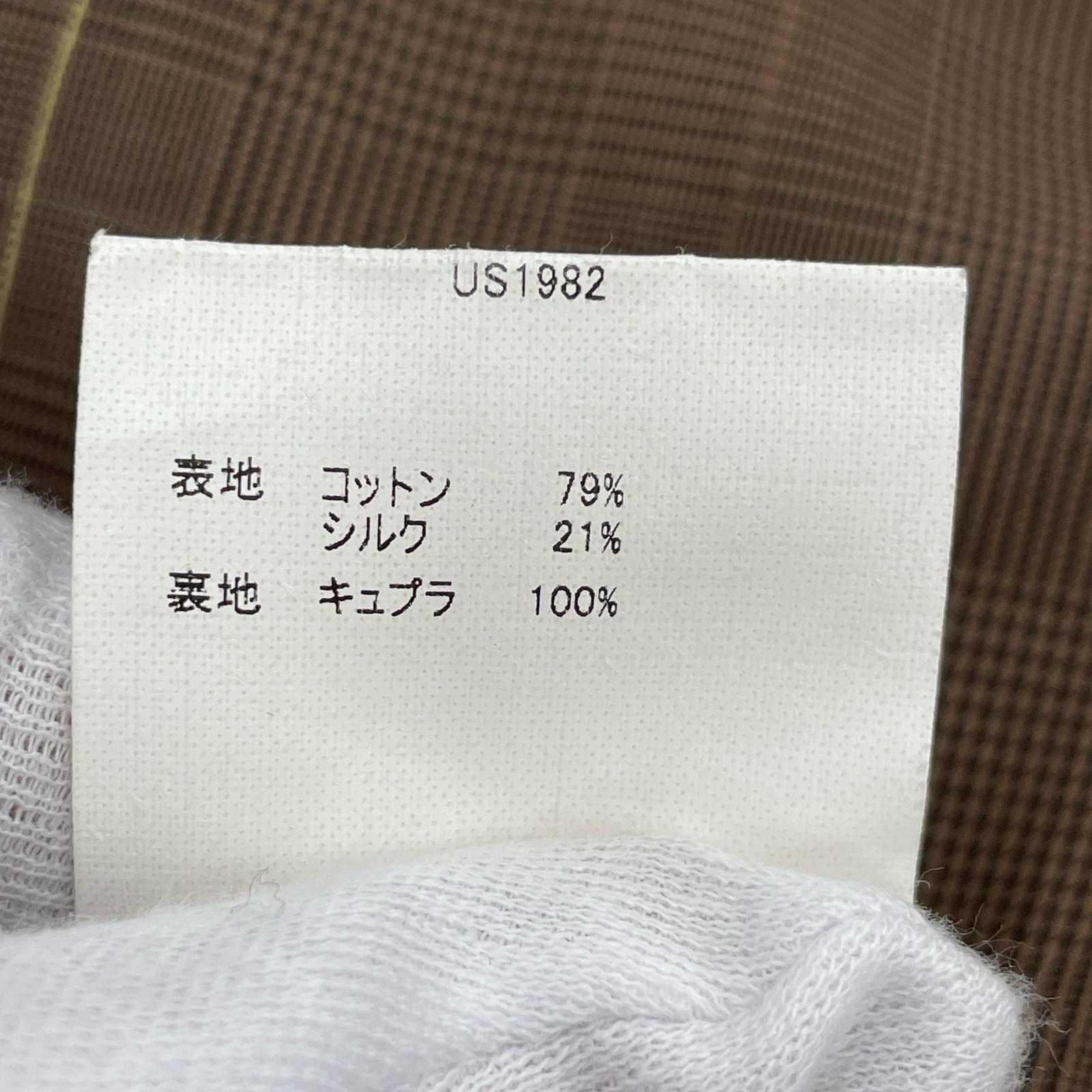 テーラードジャケット GLEN CHECK JACKET ブラウン 1 ブラウン