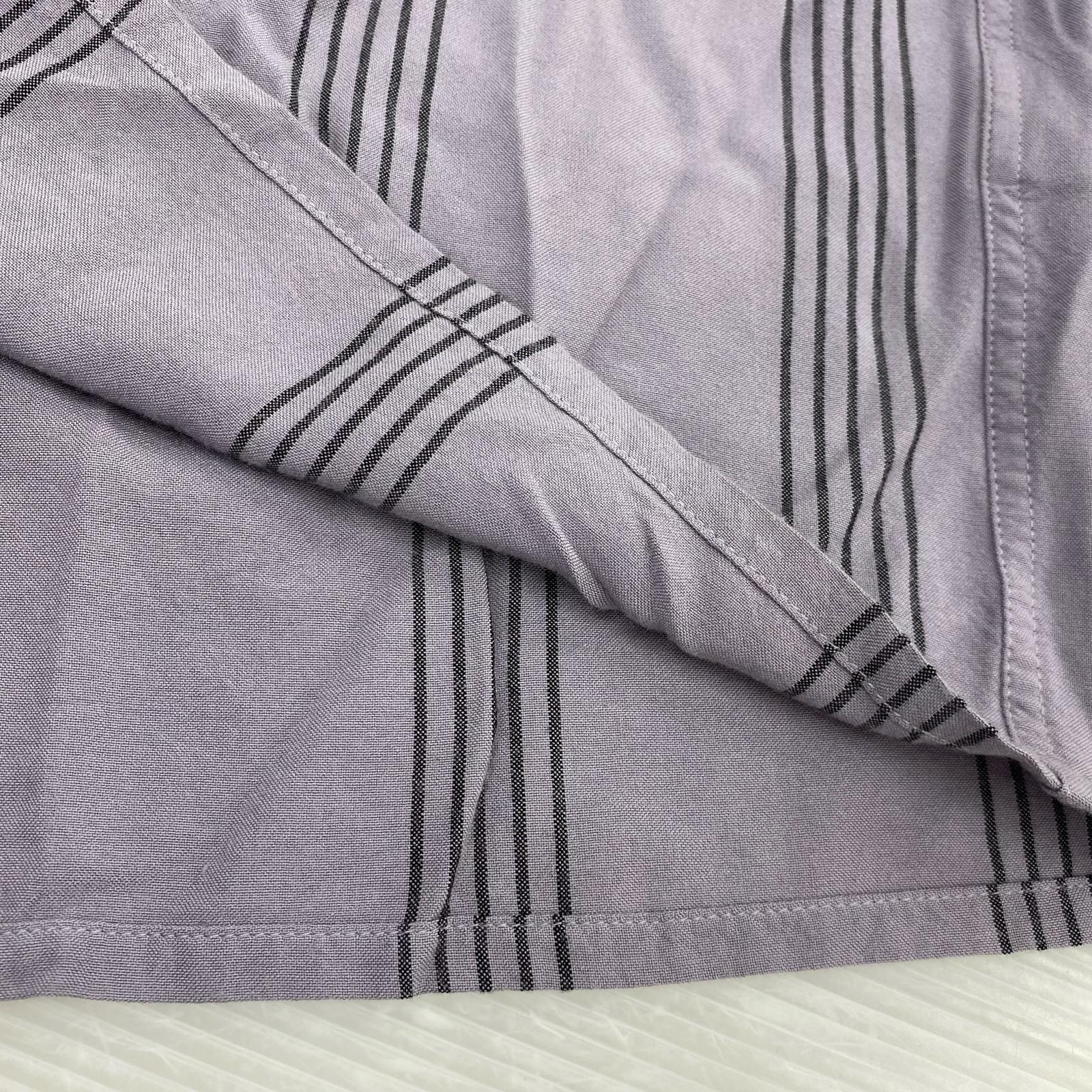長袖シャツ WACKO MARIA Stripe 50's Shirt ストライプ オープンカラーシャツ M ライトパープル M パープル