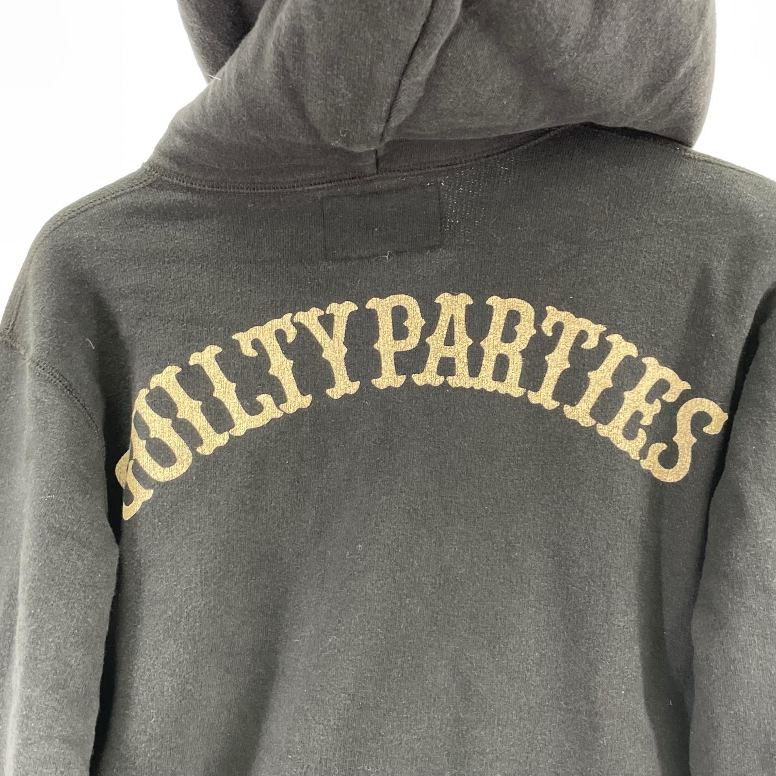 パーカー HE GUILTY PARTIES OUTRAGEOUS BLK M M ブラック