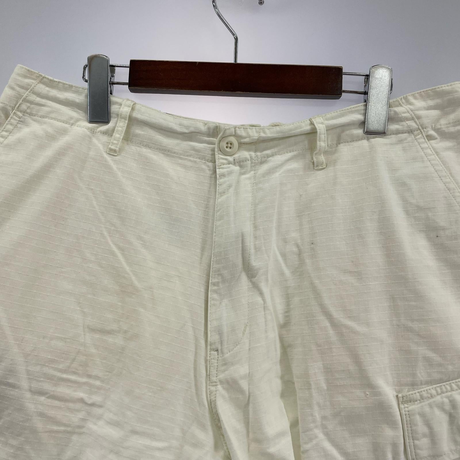 ショートパンツ HINSON カーゴ ホワイト L ホワイト
