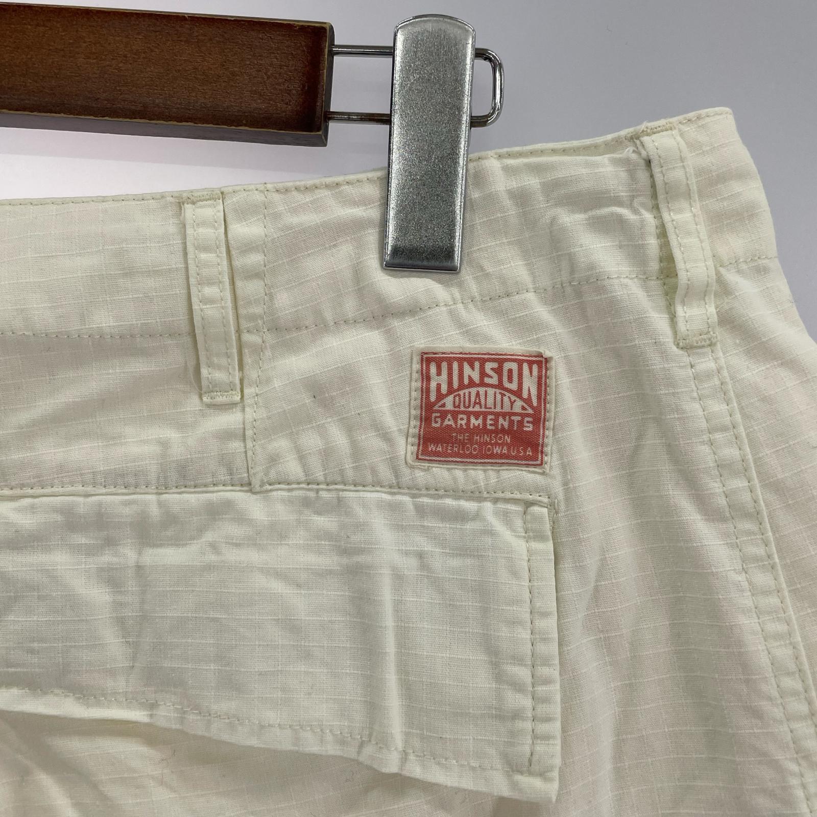 ショートパンツ HINSON カーゴ ホワイト L ホワイト