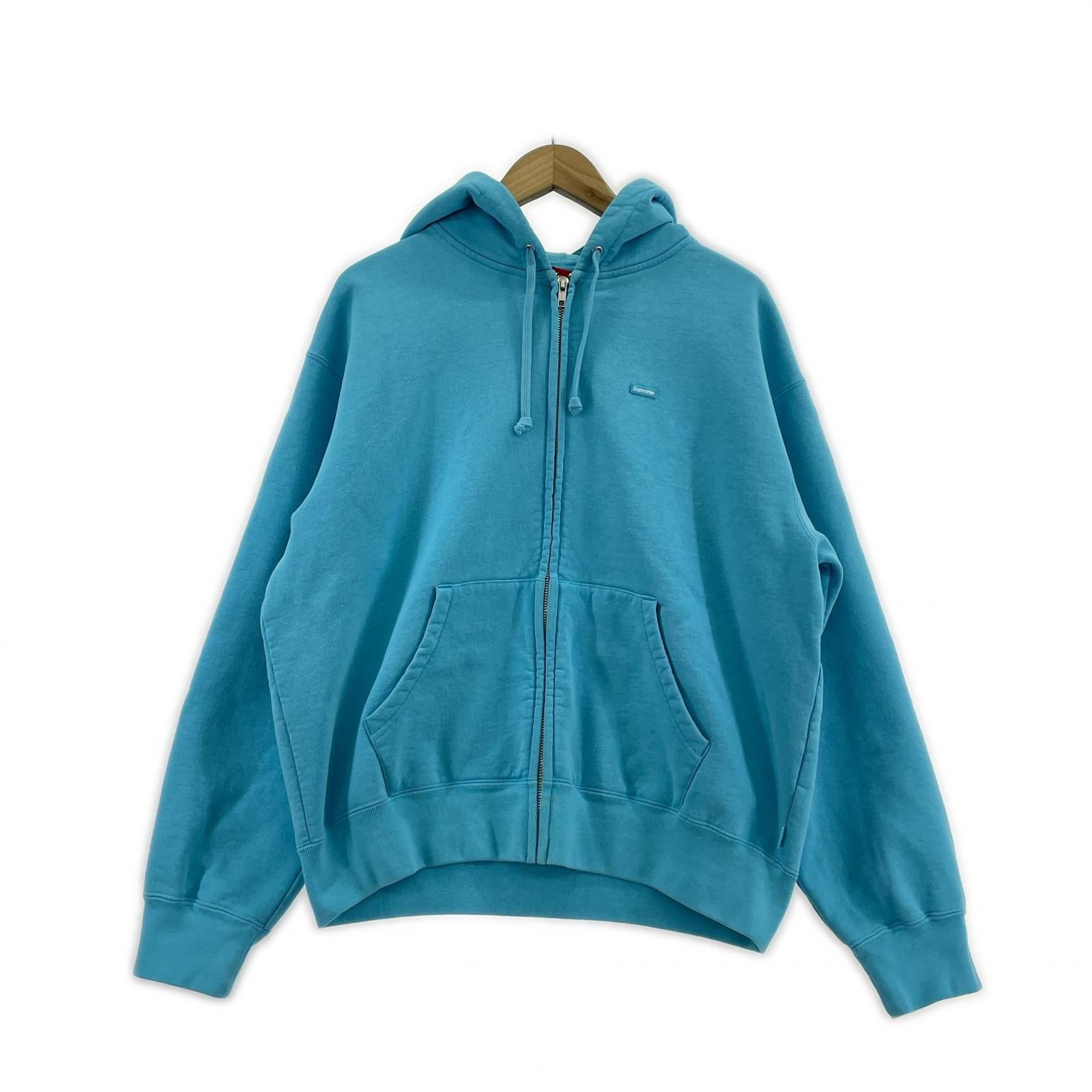 パーカー 26SS Small Box Logo Paragraph parka S ブルー