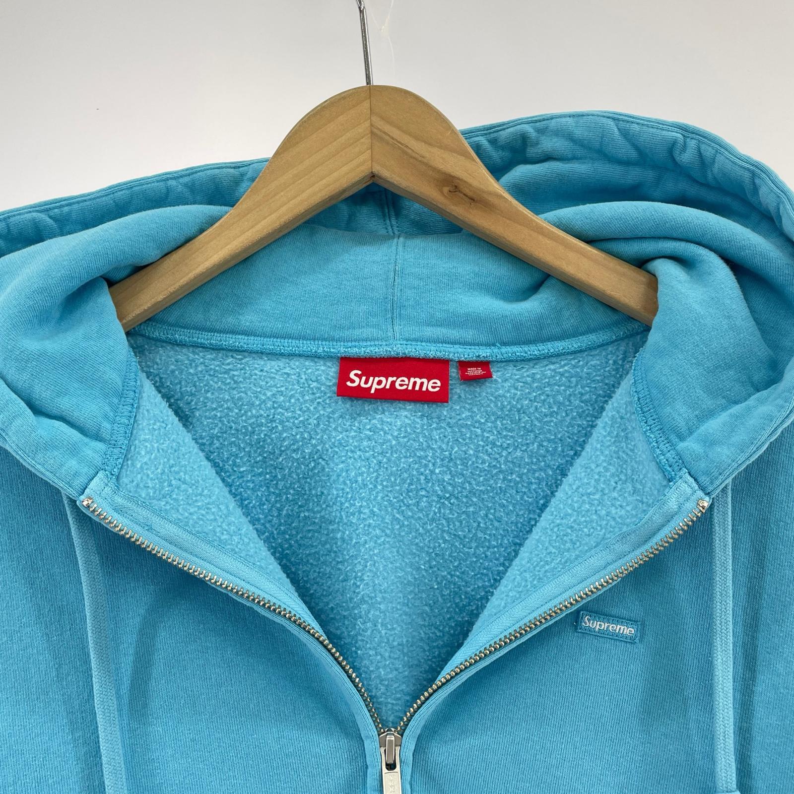 パーカー 26SS Small Box Logo Paragraph parka S ブルー
