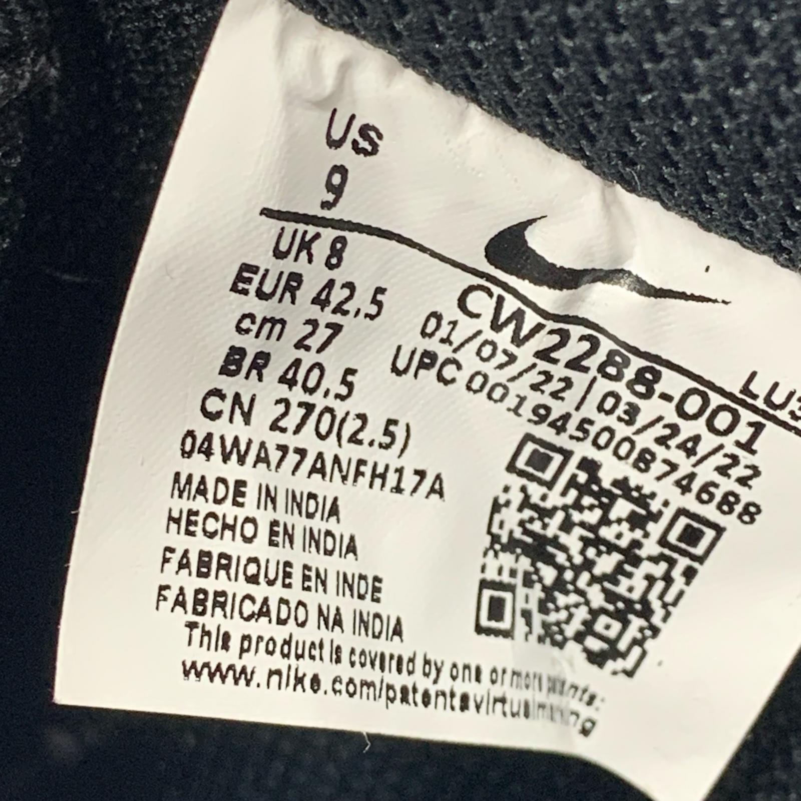 スニーカー Air Force1 黒 CW2288-001 27cm (US9 UK8 1/2 EU44) ブラック