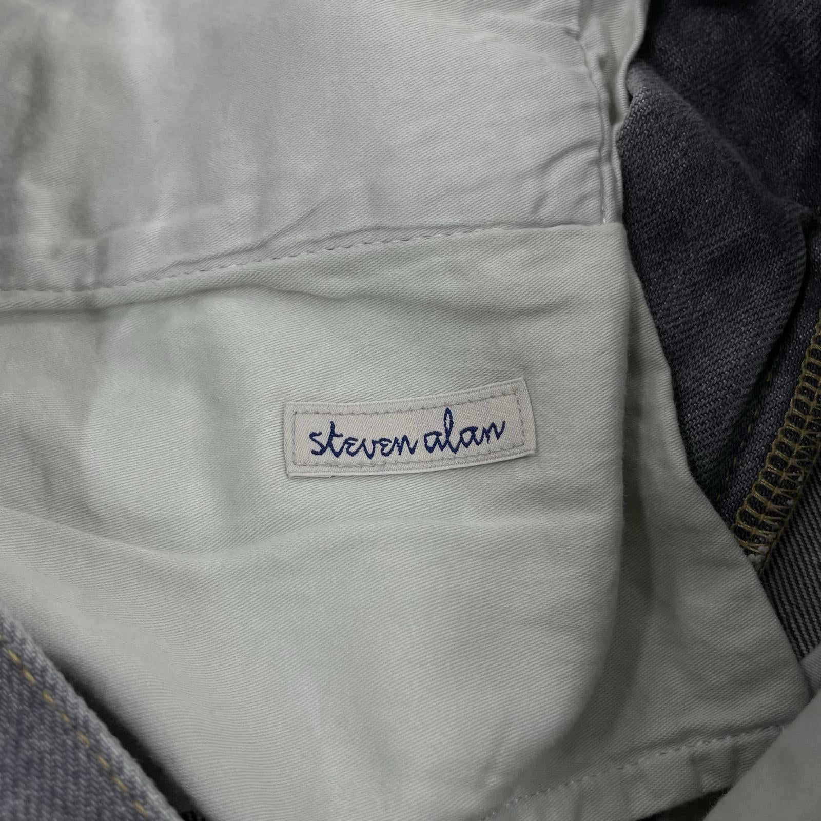 デニムパンツ 13.5oz デニム 5ポケット バギーテーパードパンツ 33 グレー