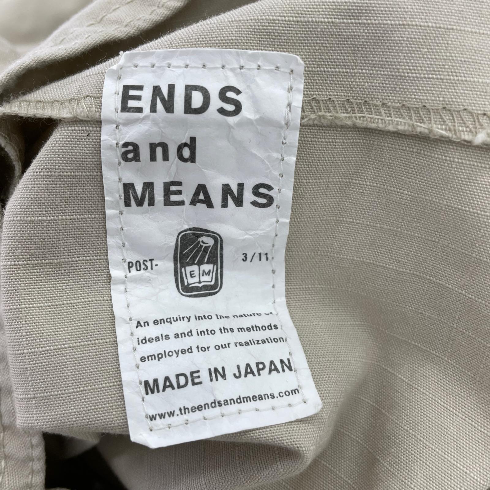 長袖シャツ ends and means ベージュ L L ベージュ