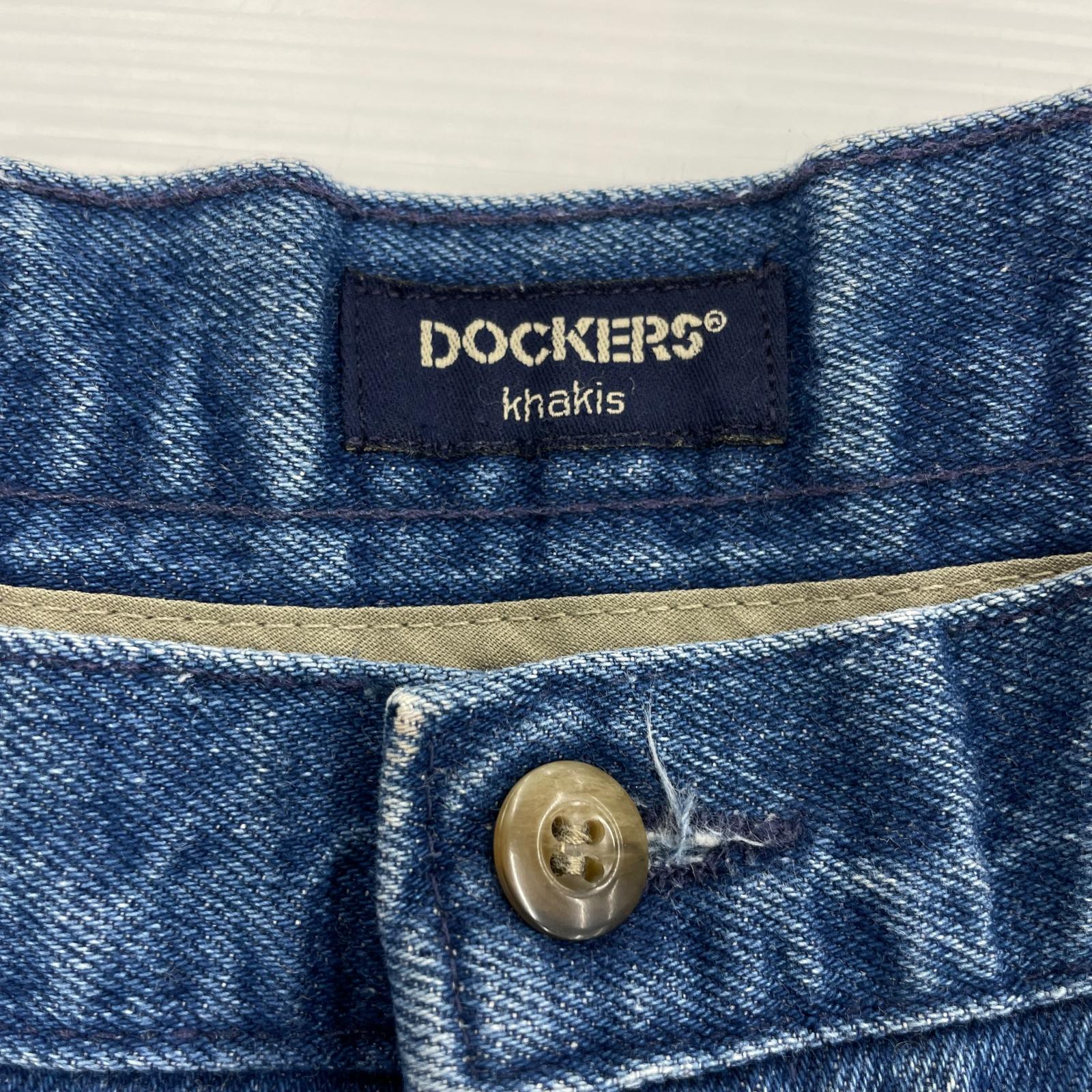 デニムパンツ DOCKERS 2タックデニム ブルー