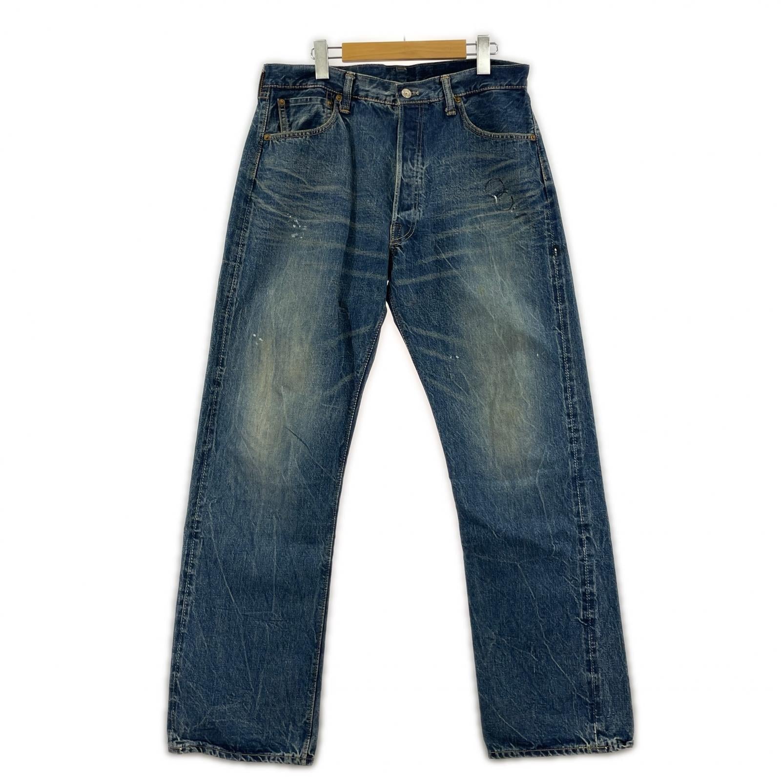 デニムパンツ 12oz Standard Straight Jeans Lot 27001 ブルー