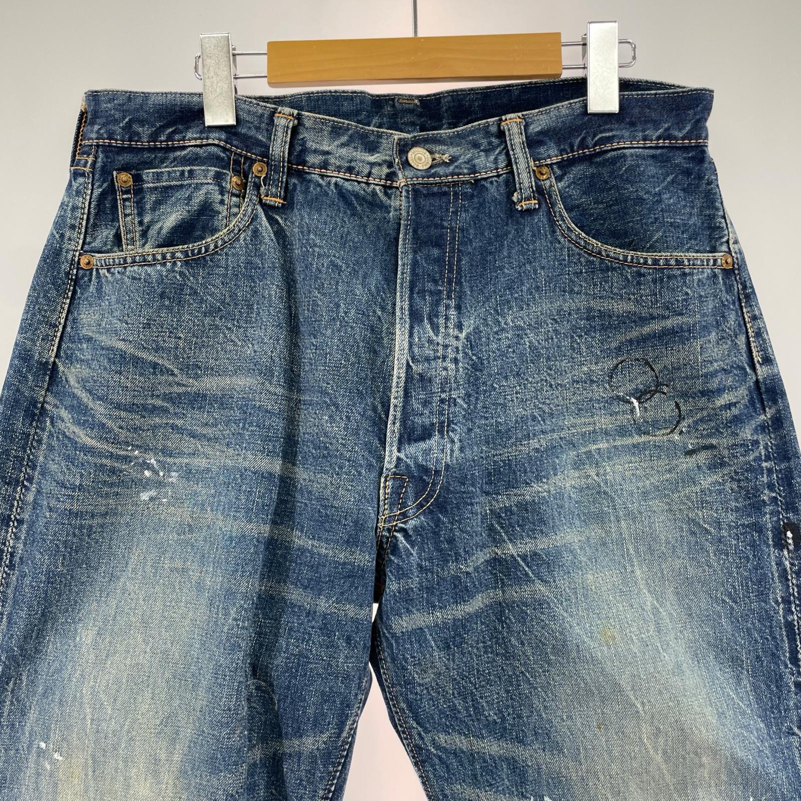 デニムパンツ 12oz Standard Straight Jeans Lot 27001 ブルー