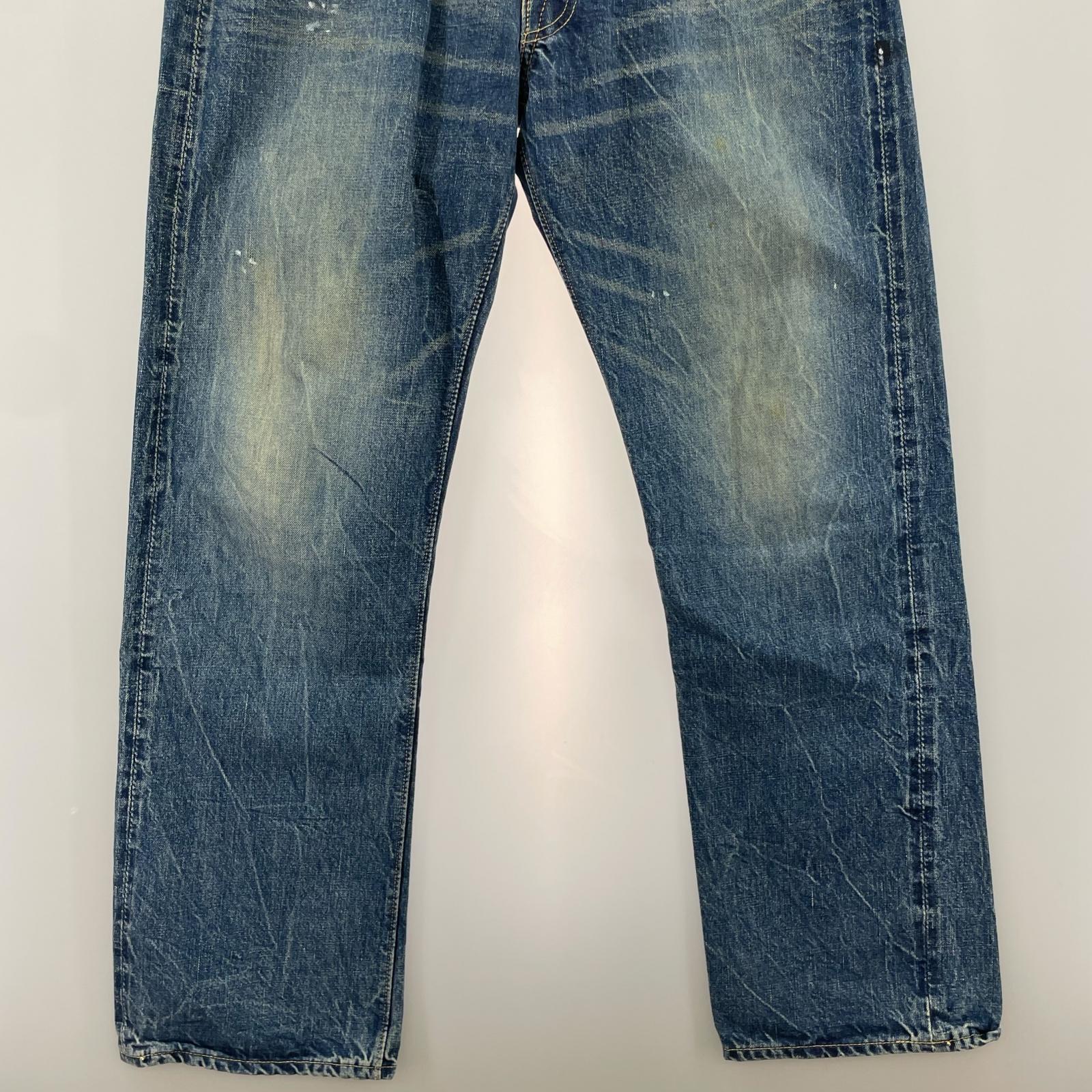 デニムパンツ 12oz Standard Straight Jeans Lot 27001 ブルー