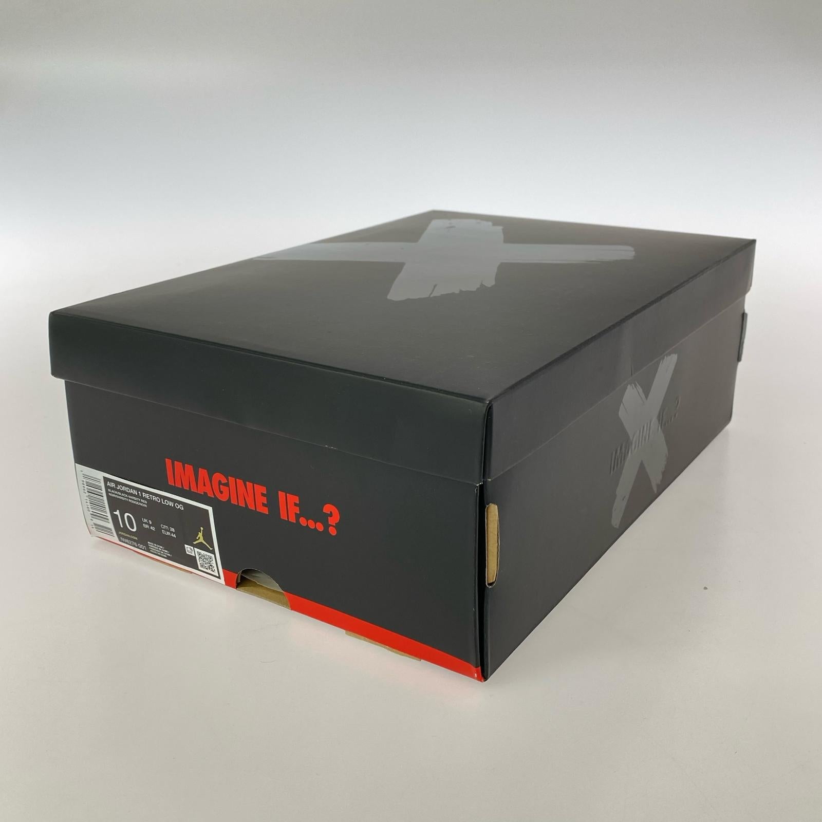 スニーカー AJ1 RETRO LOW OG Banned 28cm