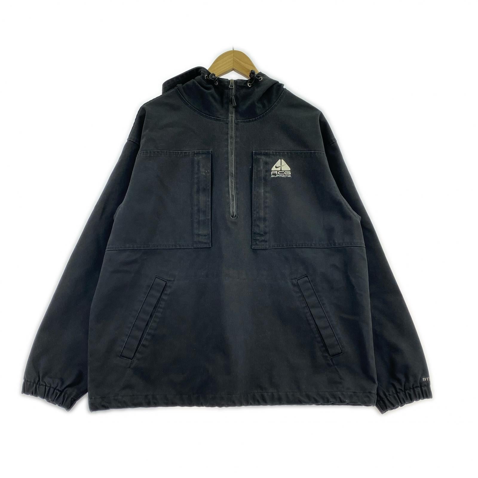 デニムジャケット ×NIKE ACG 22AW Denim Pullover (M) 黒 M ブラック
