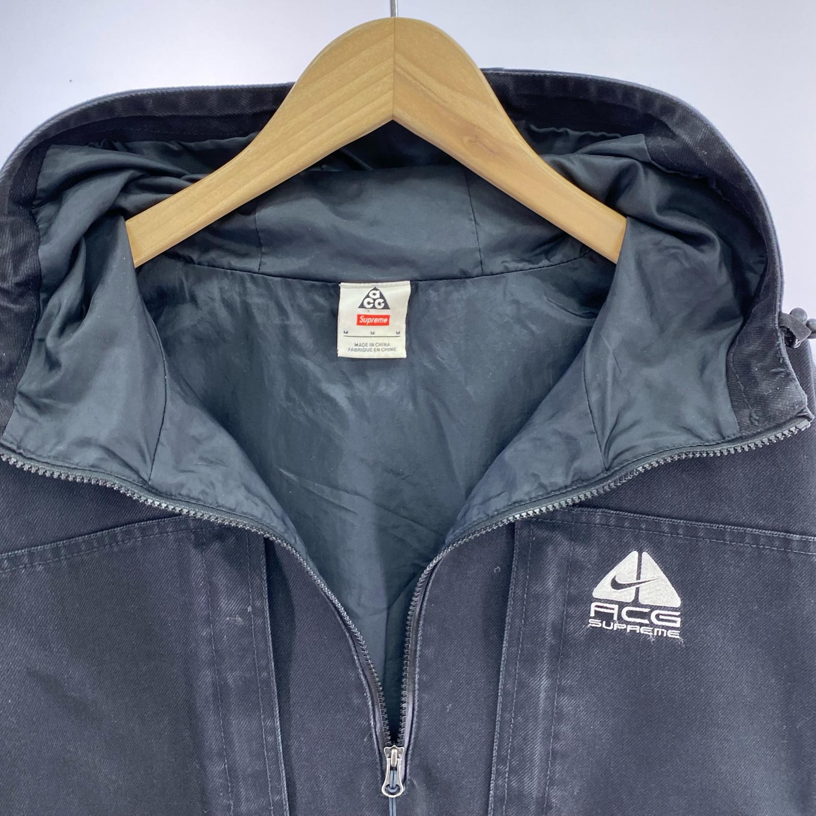 デニムジャケット ×NIKE ACG 22AW Denim Pullover (M) 黒 M ブラック