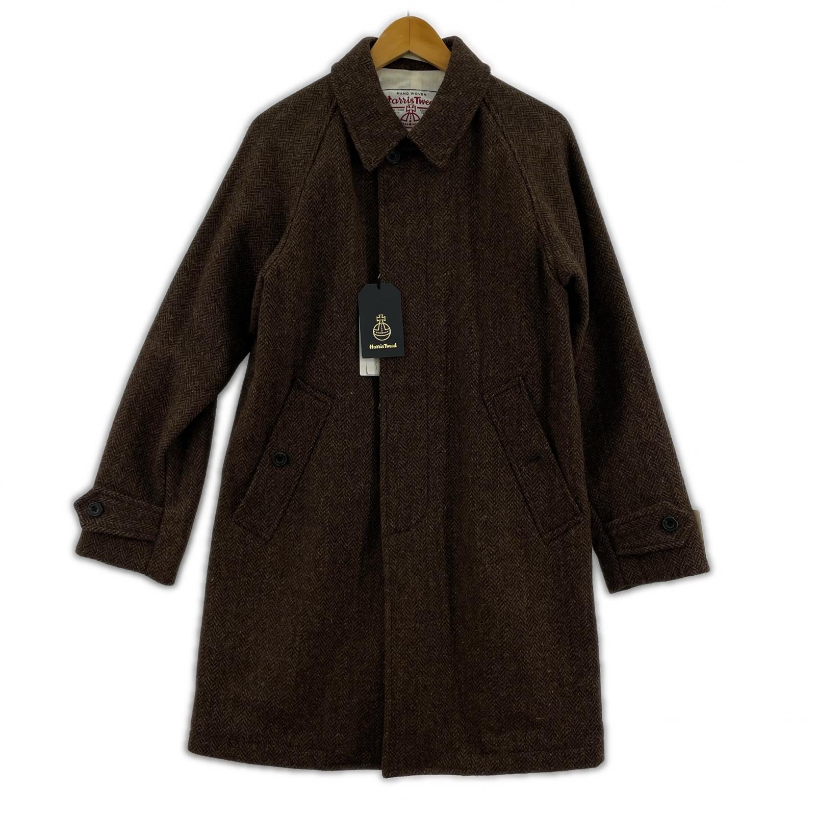 ジャケット Bal Collar Coat ヘリンボーン 茶(XS)