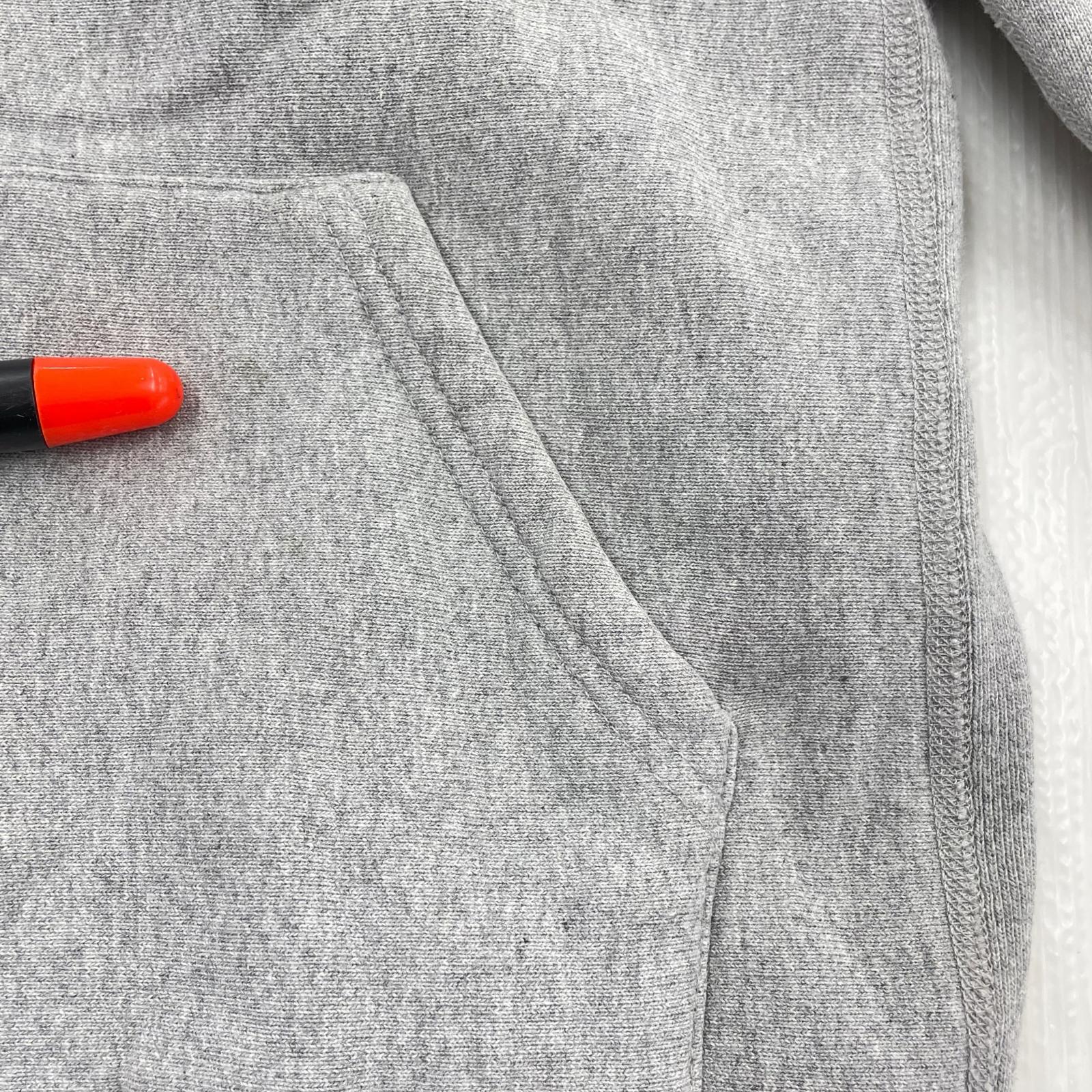 パーカー グレー 刺繍 L L グレー