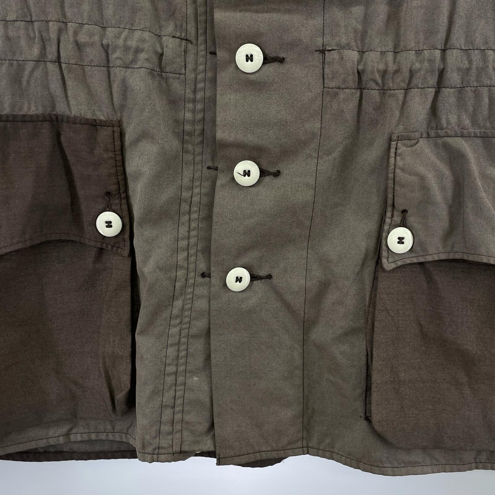 ジャケット スウェーデン軍 スノーパーカー 後染め C46 ブラウン