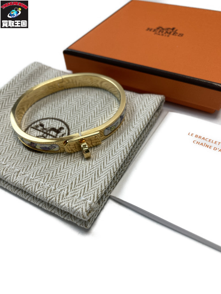 HERMES ミニ クリック ケリー フラッグシップ エナメルブレスレット
