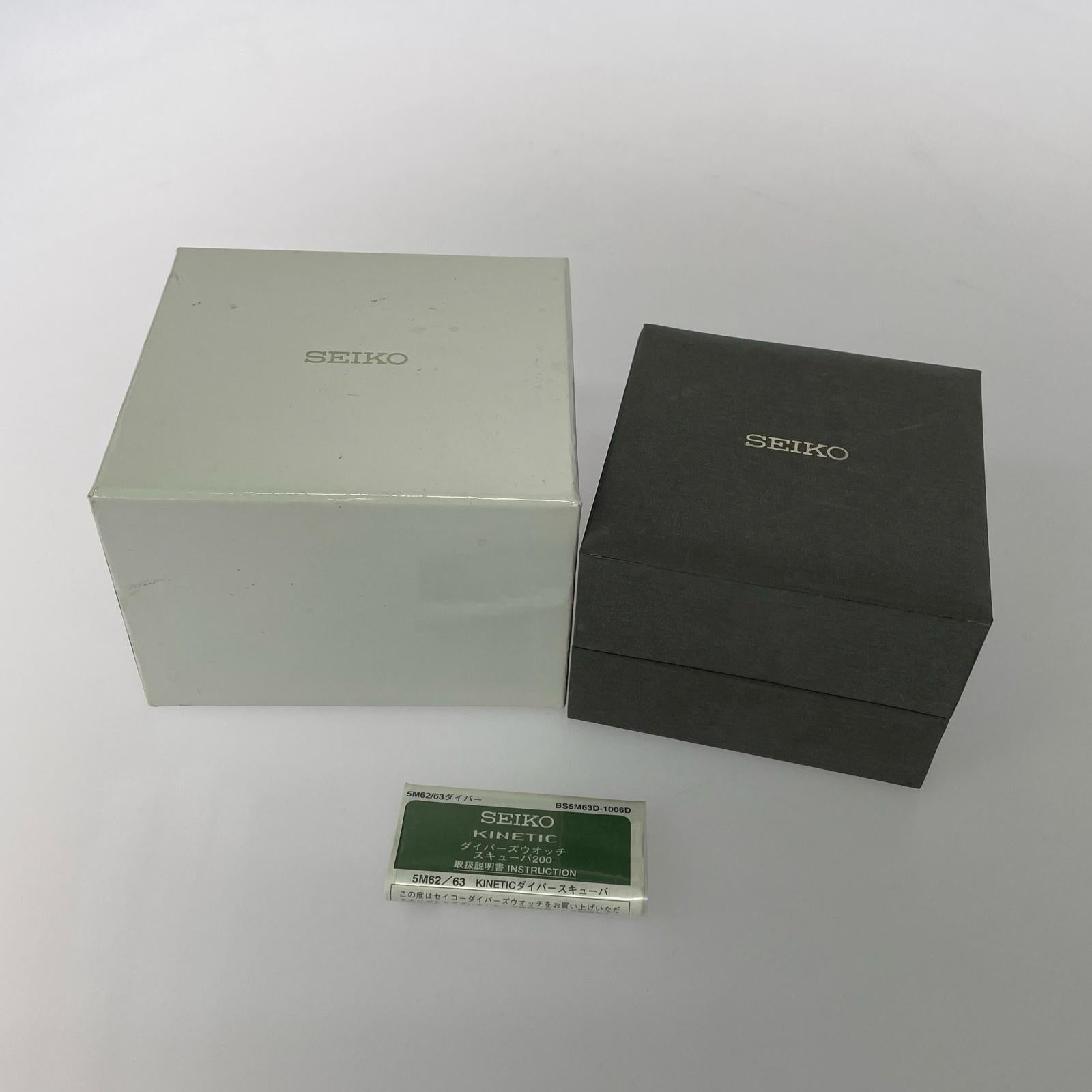 腕時計 KINETIC/ダイバーズウォッチ スキューバ200 シルバー