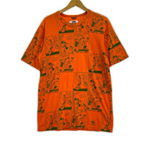 半袖Tシャツ JUNYA WATANABE×PUMA 製品染 コミックプリントTee L オレンジ L オレンジ