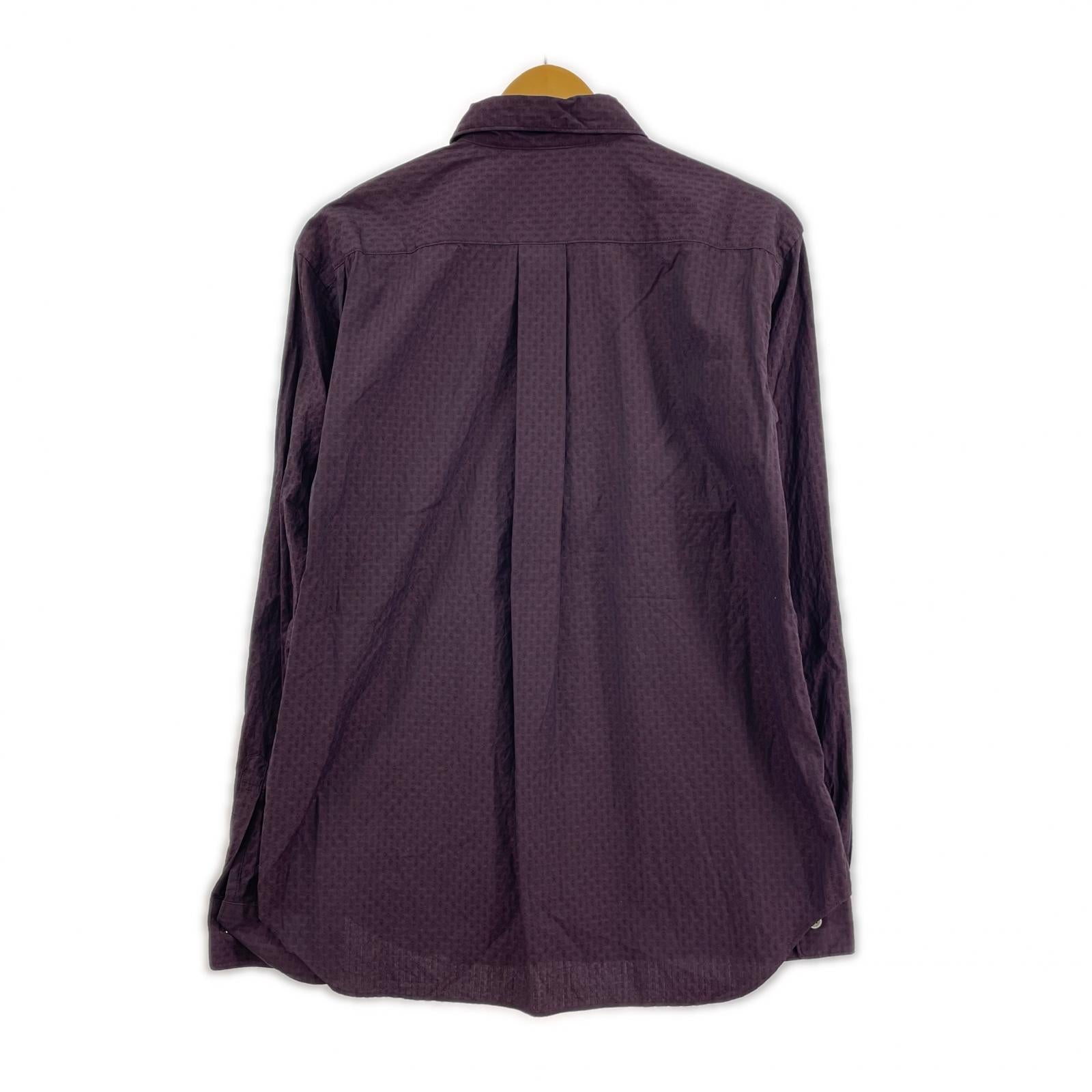 長袖シャツ COMME des GARCONS HOMME DEUX 22AW フラワージャガードシャツ S ボルドー S