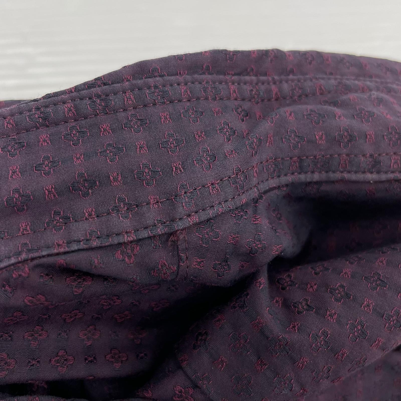 長袖シャツ COMME des GARCONS HOMME DEUX 22AW フラワージャガードシャツ S ボルドー S