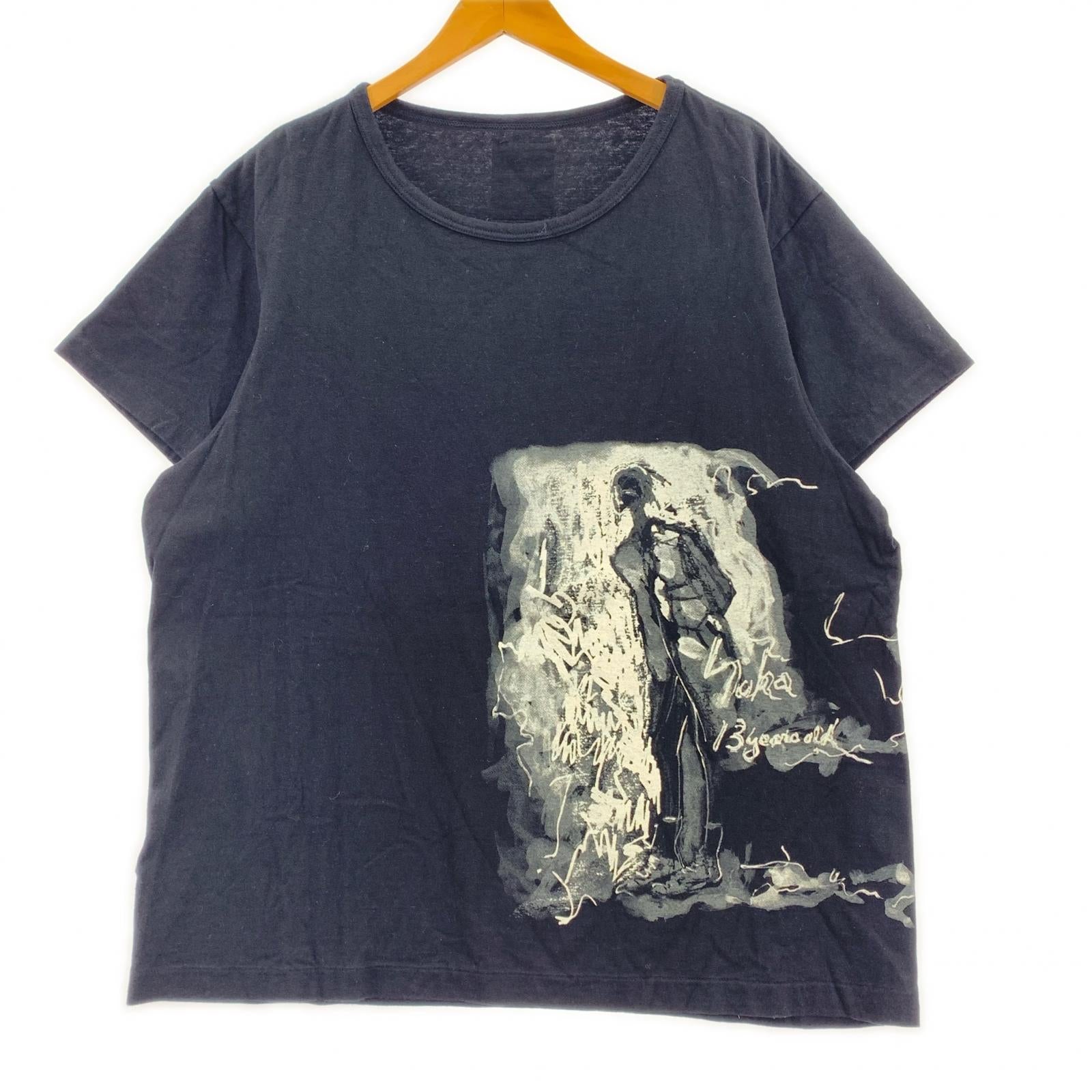 半袖Tシャツ BLACK Scandal Yohji Yamamoto 13歳横PT半袖 グラフィックTシャツ 2 ブラック 2 ブラック