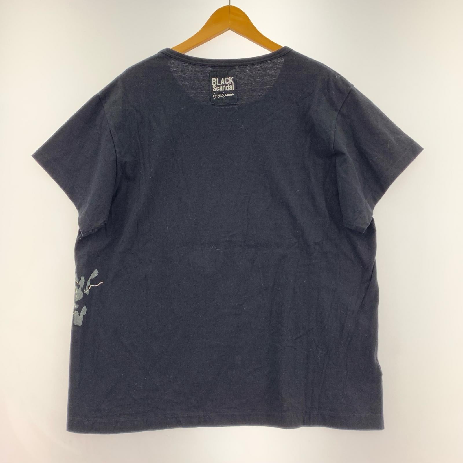 半袖Tシャツ BLACK Scandal Yohji Yamamoto 13歳横PT半袖 グラフィックTシャツ 2 ブラック 2 ブラック