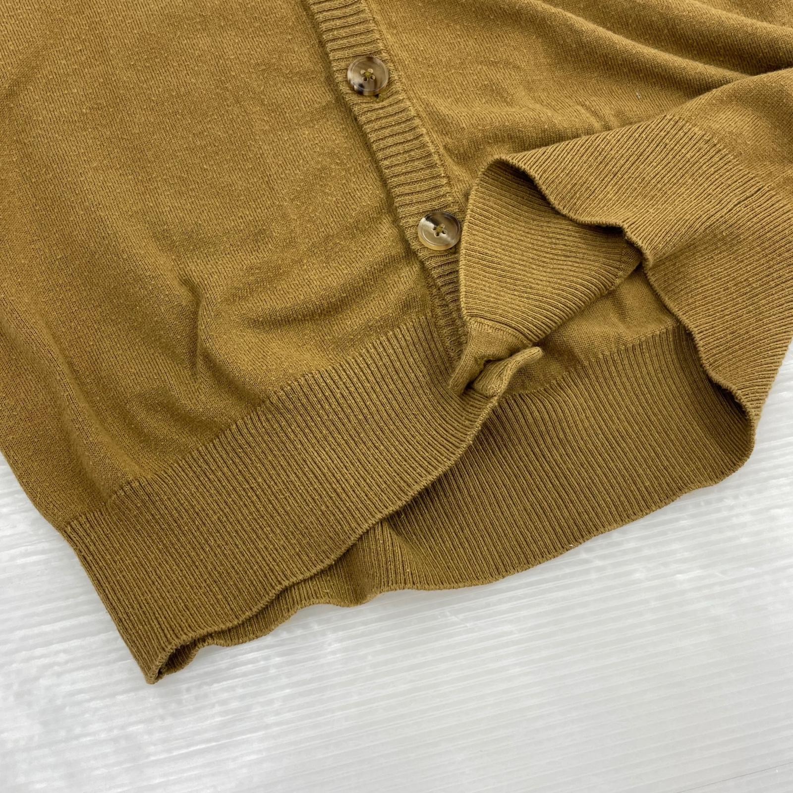 カーディガン MAISON MARGIELA エルボーパッチカーディガン M キャメル M