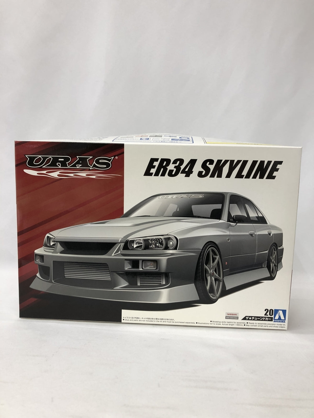 1/24 URAS ER34 スカイライン 25GT-t `01 ニッサン カープラモ・ミニ四駆