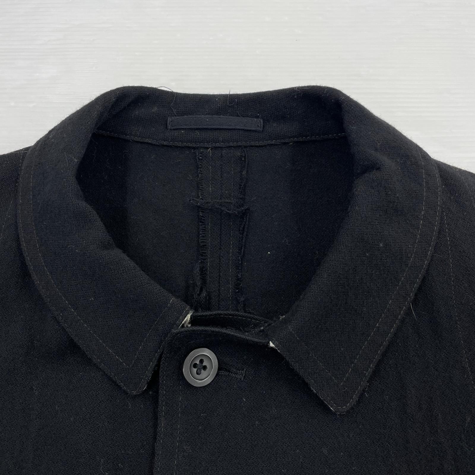 ジャケット Y’s for men 90~00s 金タグ ウールデザインジャケット S ブラック S ブラック